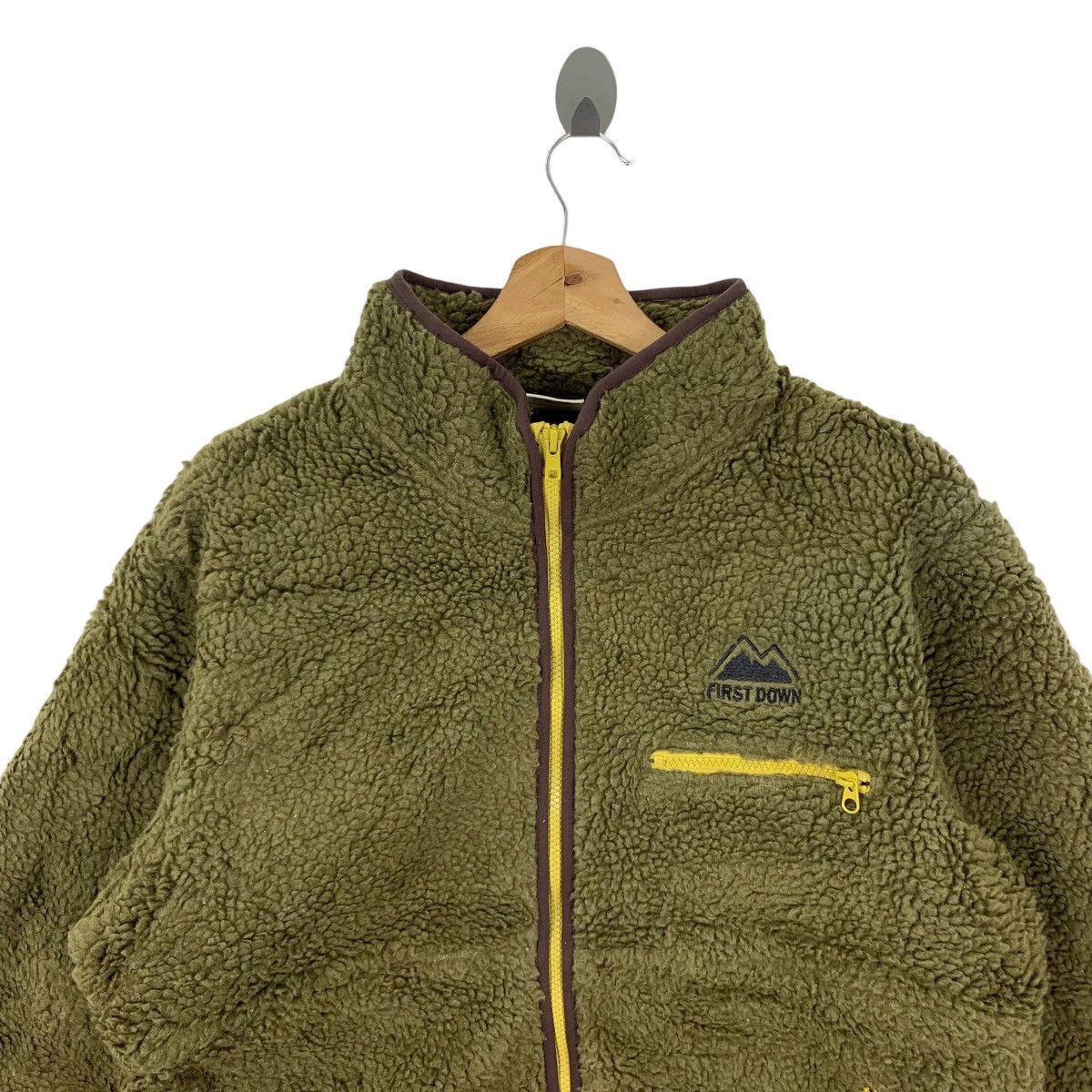 Other Vintage First Down Mountain Outdoor Fleece Sherpa Zipper Size US M / EU 48-50 / 2 - 2 Thumbnail