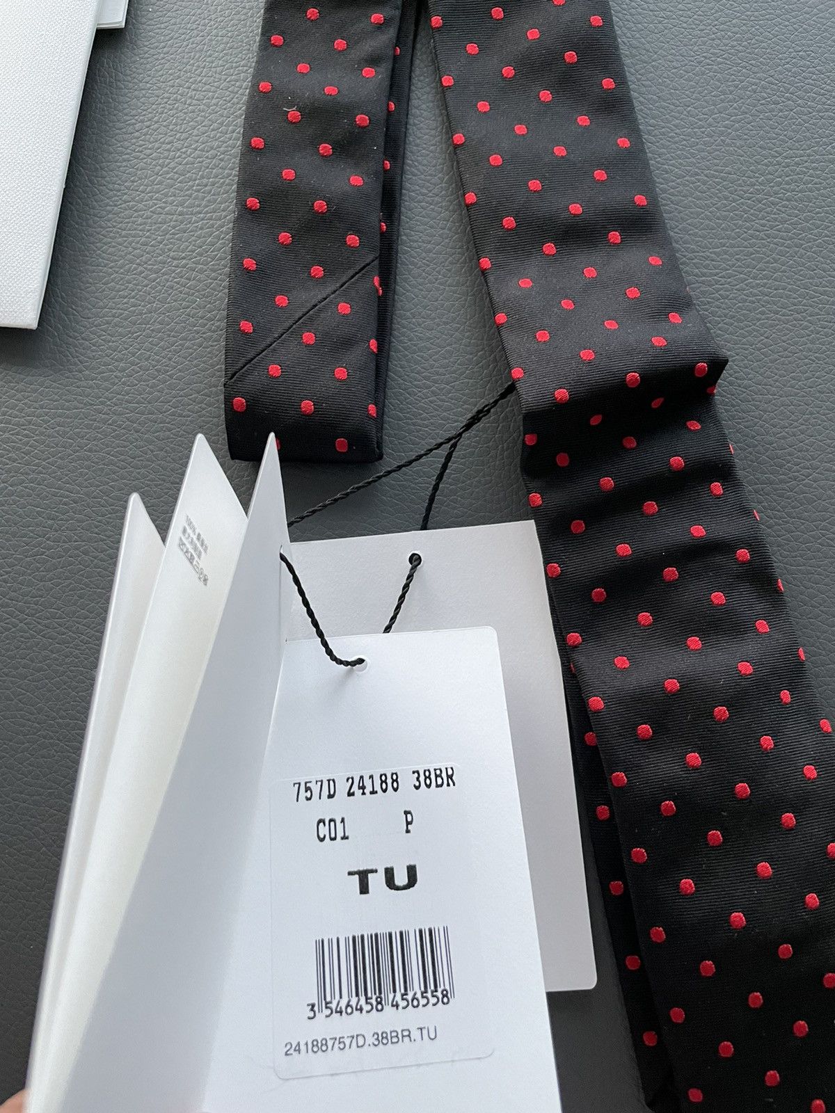 Celine × Hedi Slimane Rare Limited Edition Celine by Hedi Slimane Runway Silk Tie Size ONE SIZE - 12 Thumbnail