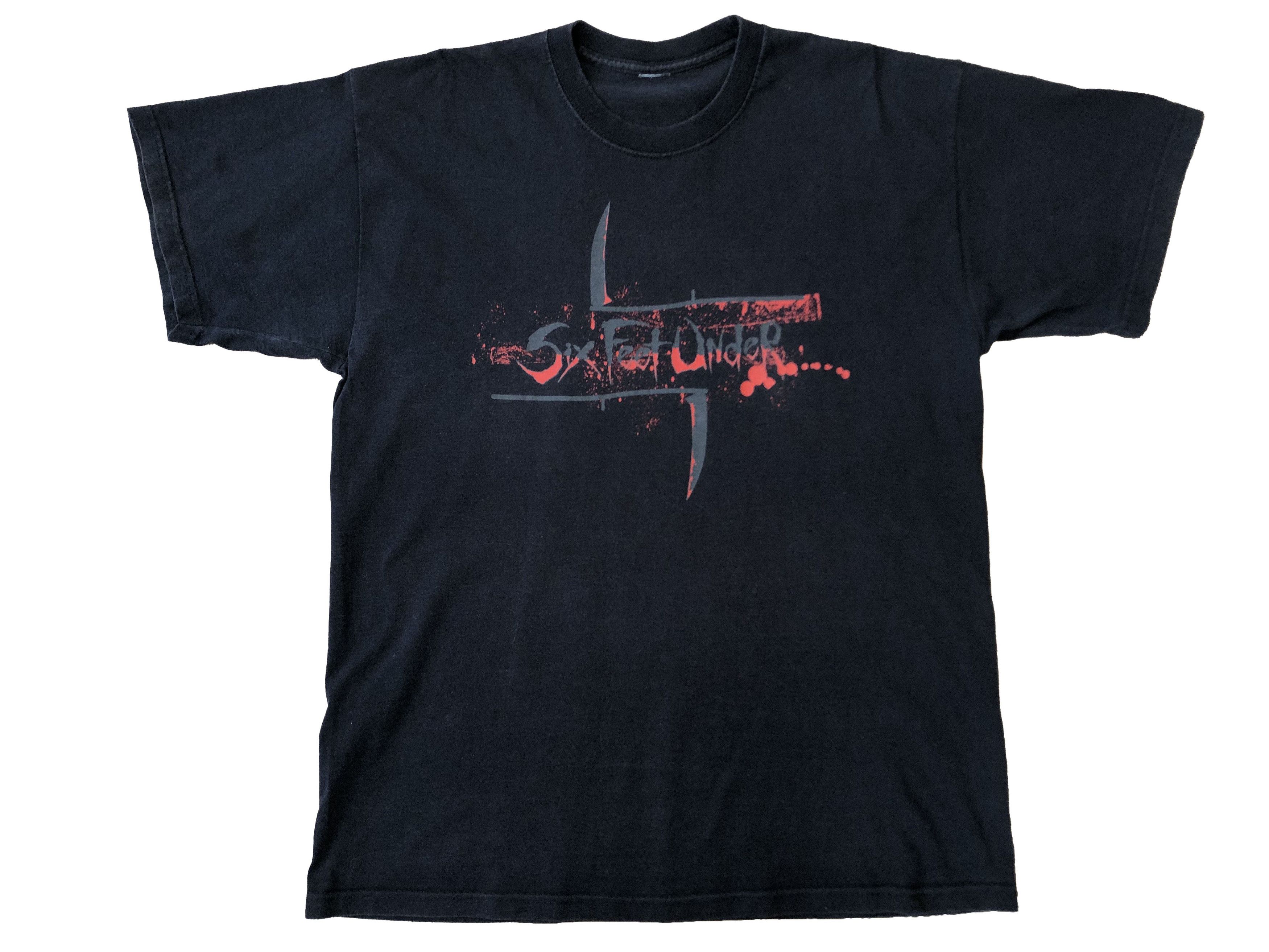 Band Tees × Vintage Vintage Six Feet Under Metal Band Tee Shirt Rare Y2K hype Size US M / EU 48-50 / 2 - 1 Thumbnail