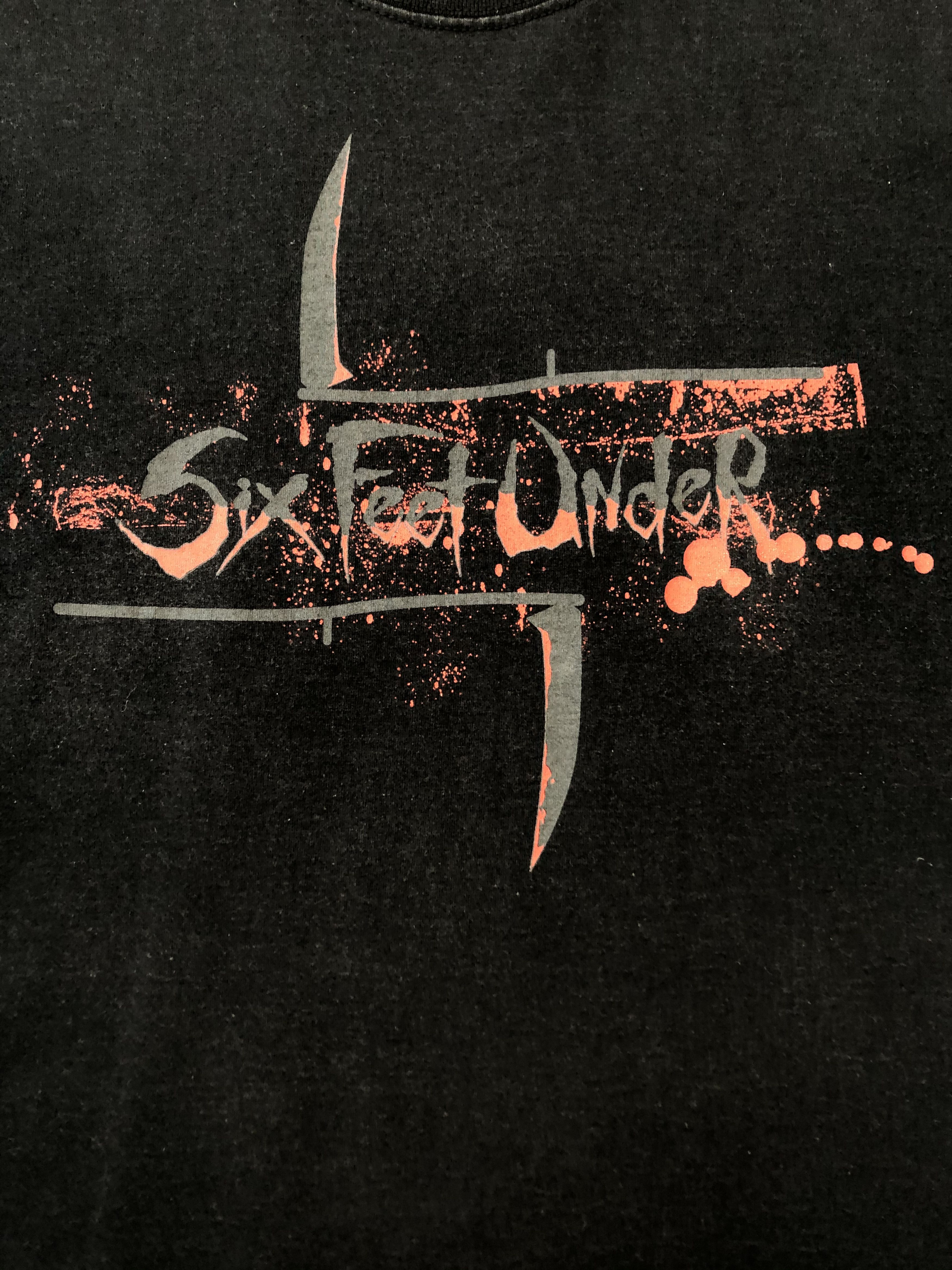 Band Tees × Vintage Vintage Six Feet Under Metal Band Tee Shirt Rare Y2K hype Size US M / EU 48-50 / 2 - 4 Thumbnail