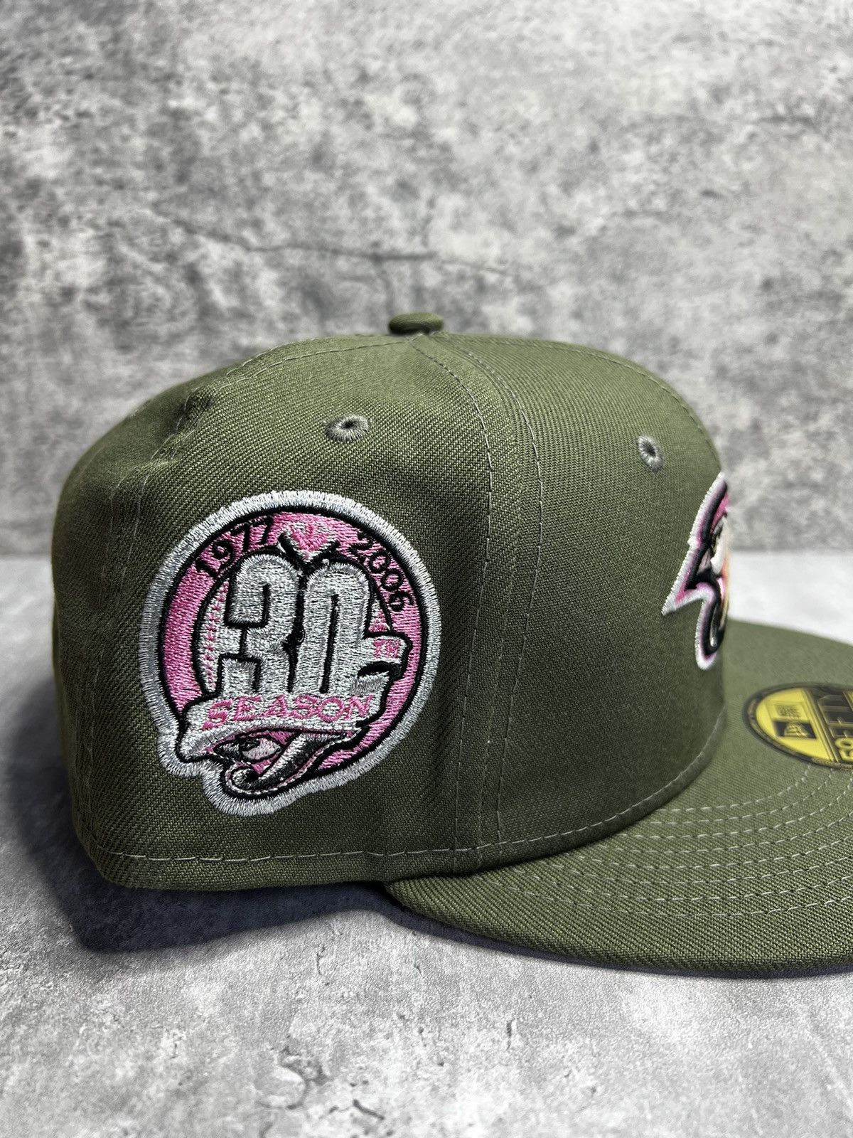 🍸 1/4 Hat Club Pink Martini Toronto Blue Jays Olive Pink