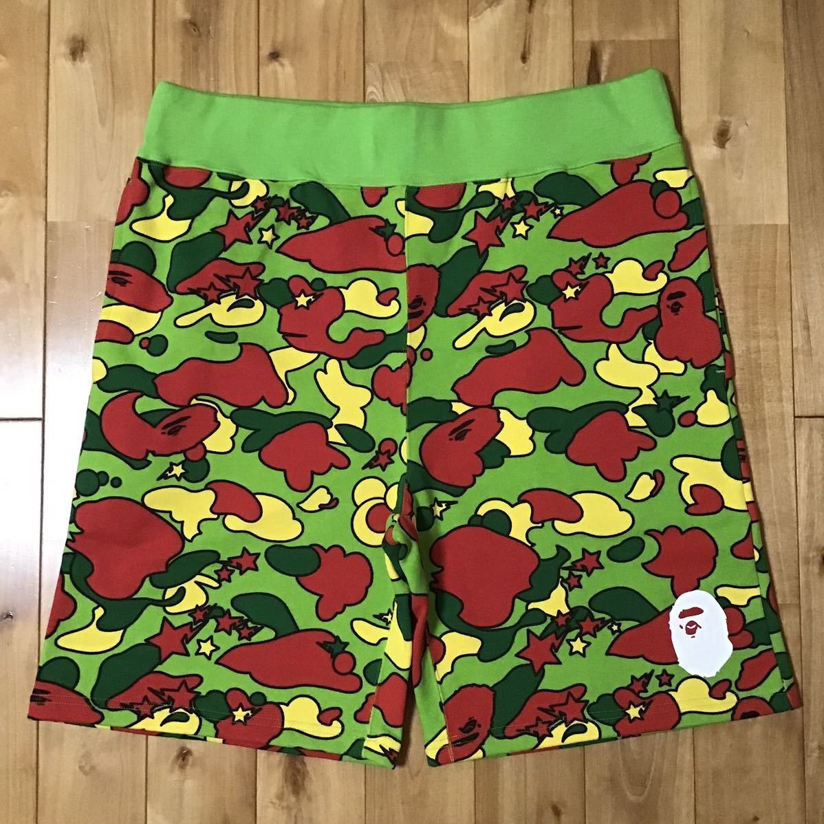 Bape BAPE PSYCHE CAMO sweat shorts STA camo ape ★size XL Size US 36 / EU 52 - 1 Thumbnail
