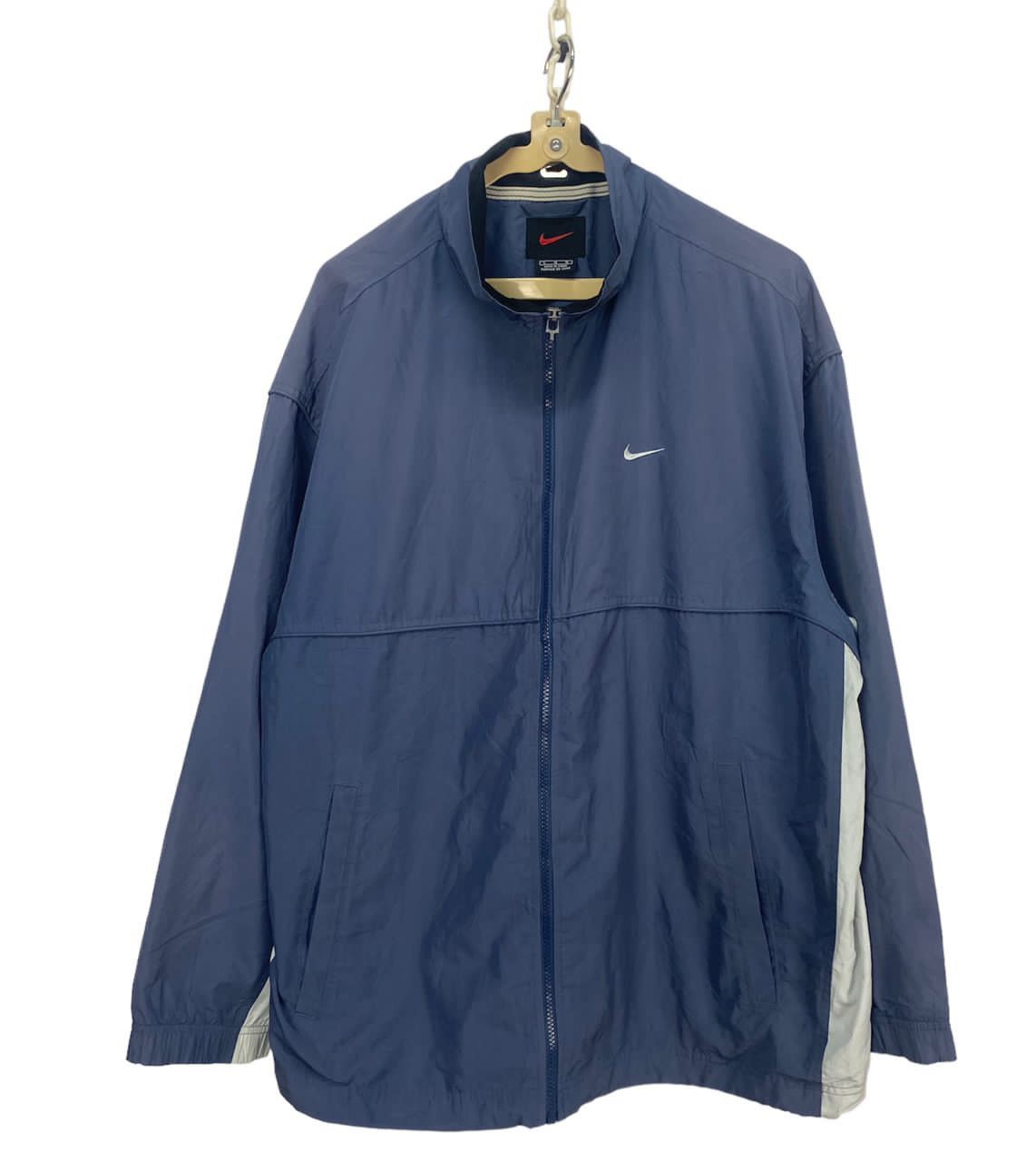 Nike × Vintage Vintage nike small swoosh zipper jacket Size US XL / EU 56 / 4 - 1 Thumbnail