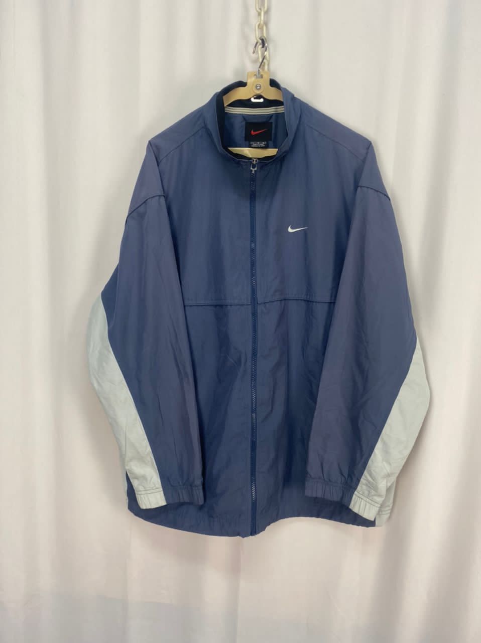 Nike × Vintage Vintage nike small swoosh zipper jacket Size US XL / EU 56 / 4 - 8 Thumbnail