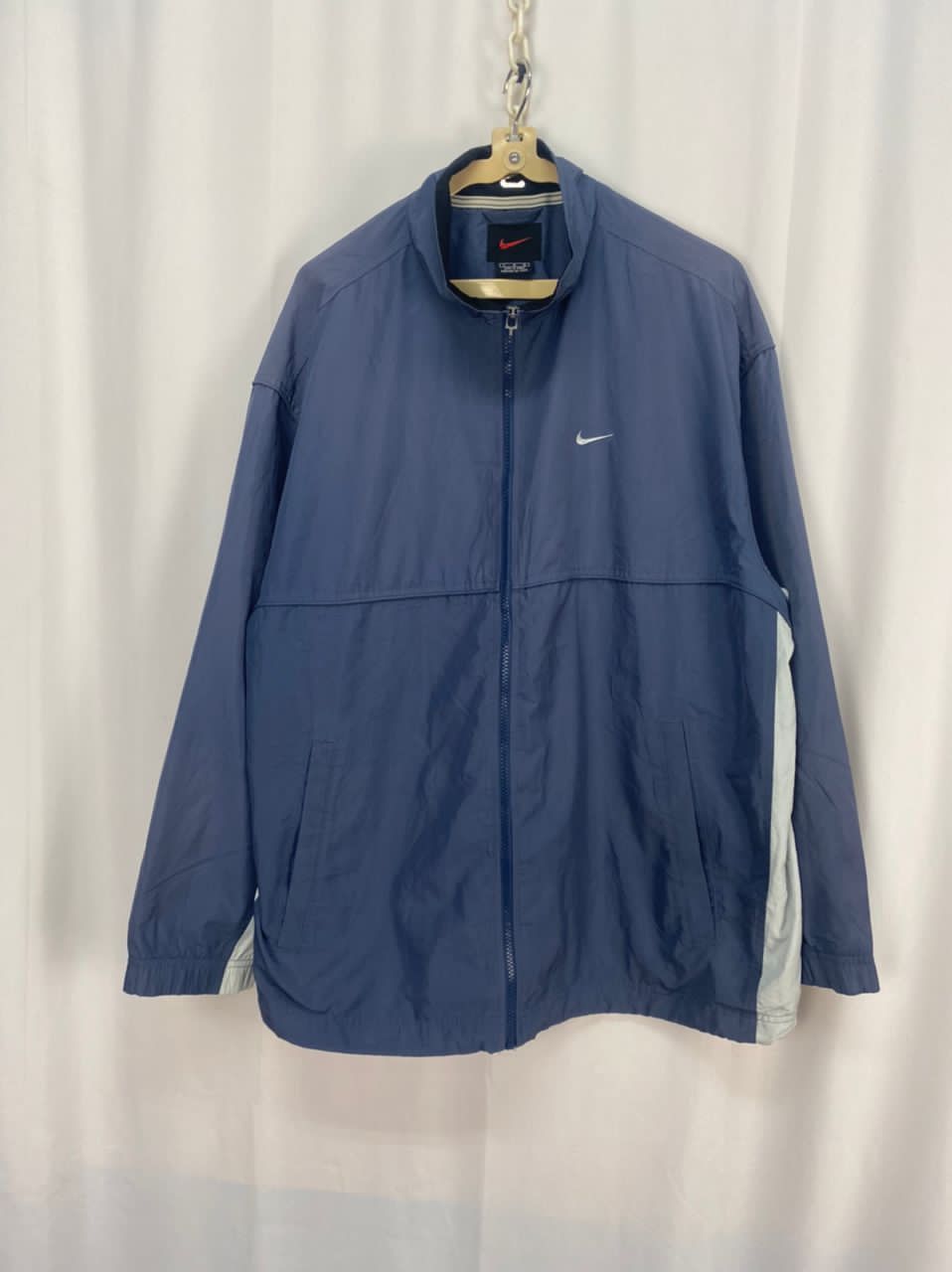 Nike × Vintage Vintage nike small swoosh zipper jacket Size US XL / EU 56 / 4 - 10 Thumbnail
