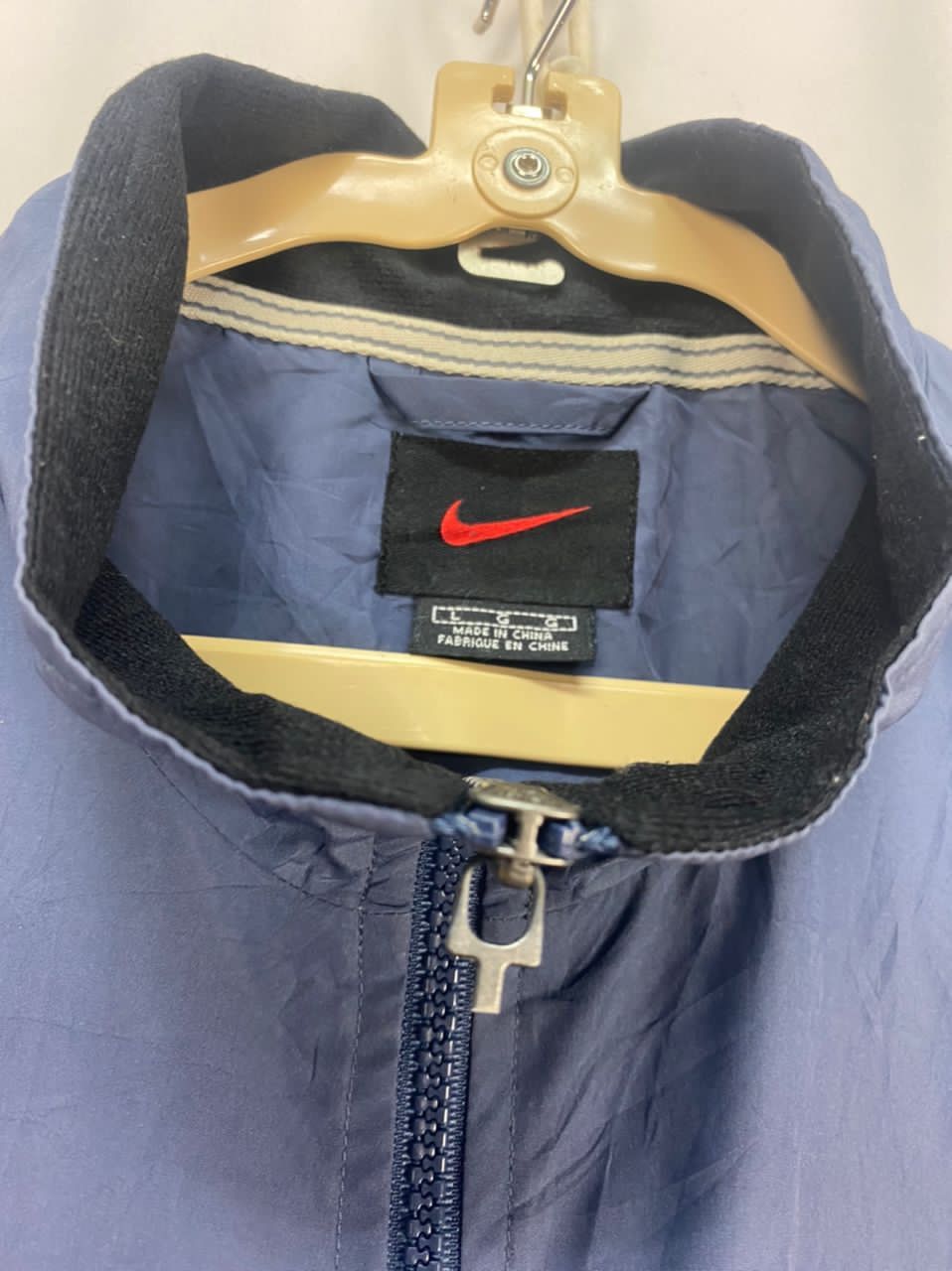 Nike × Vintage Vintage nike small swoosh zipper jacket Size US XL / EU 56 / 4 - 4 Thumbnail