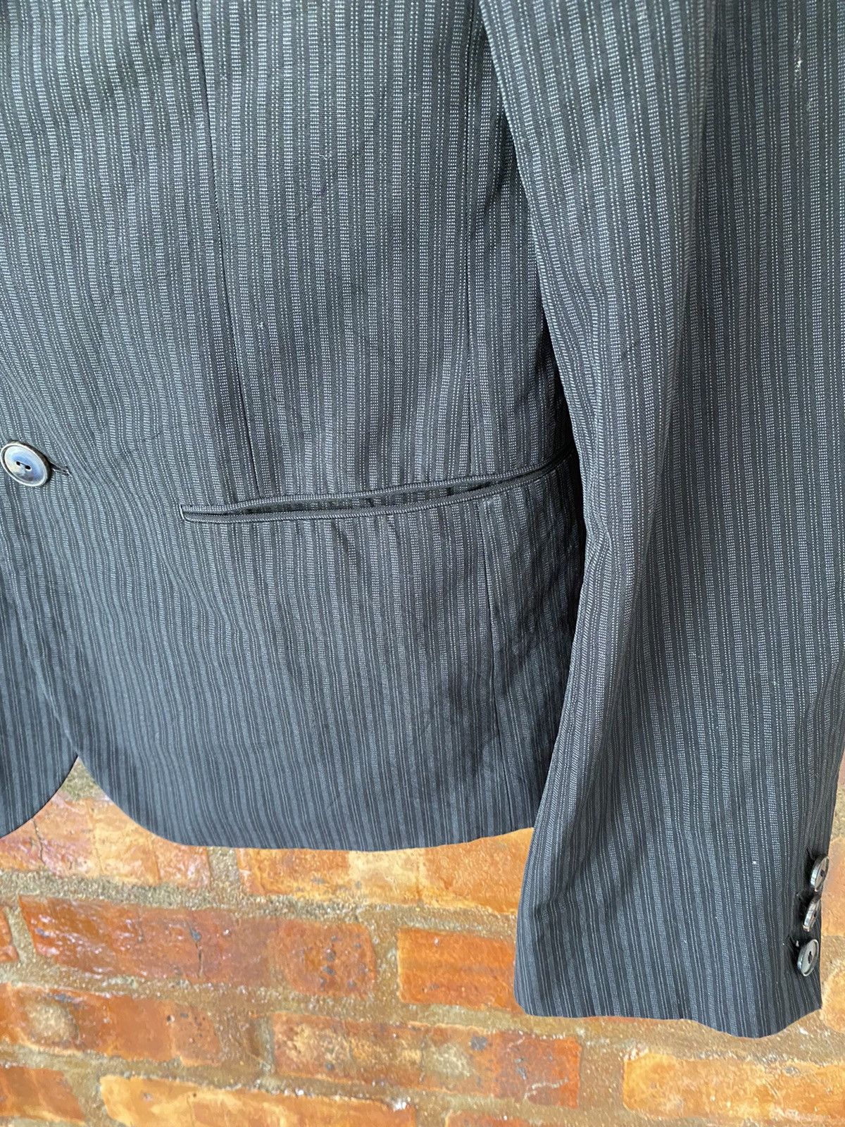 Number (N)ine 2004 Wool Rayon single button blazer Size US S / EU 44-46 / 1 - 6 Thumbnail