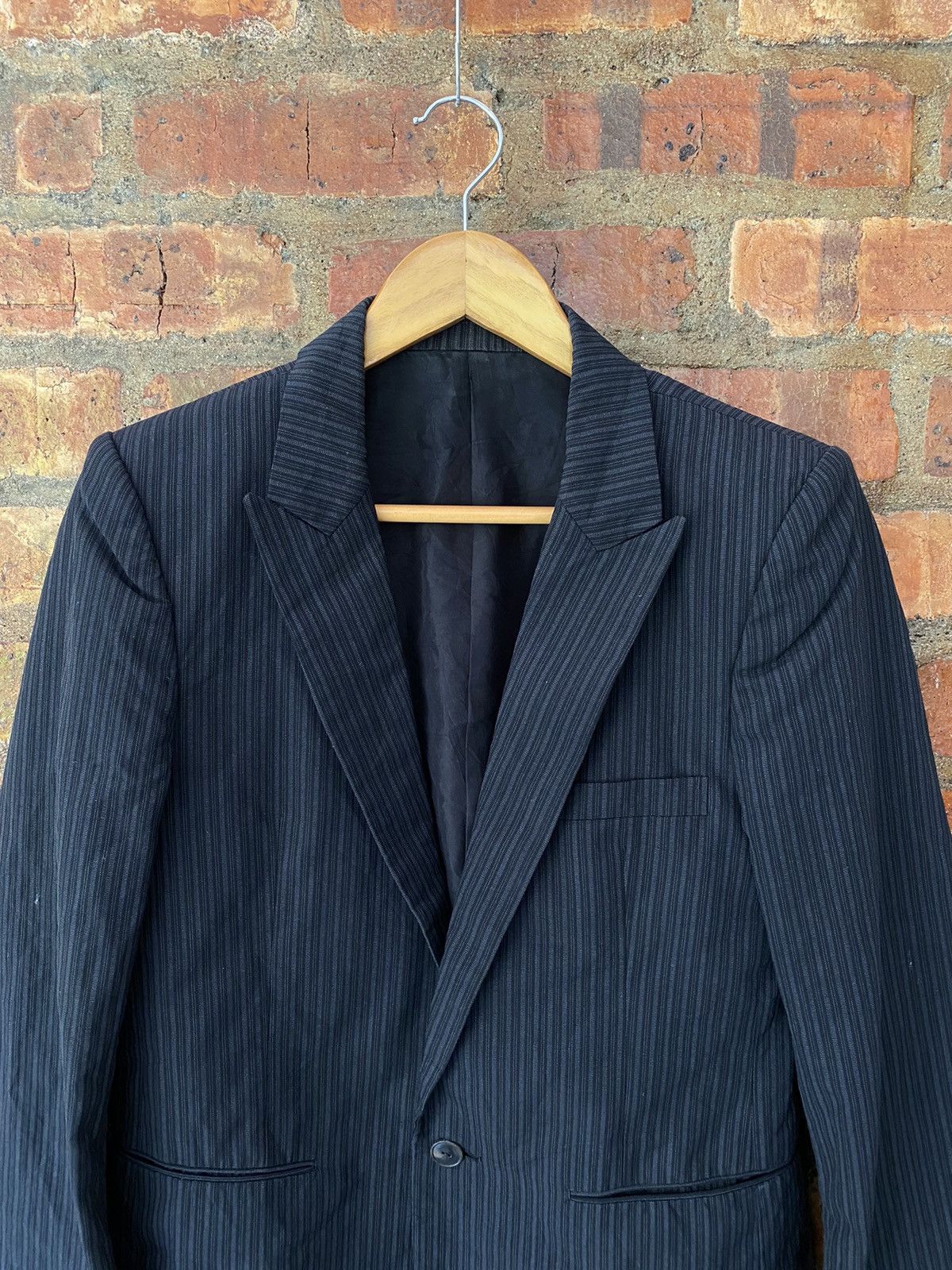 Number (N)ine 2004 Wool Rayon single button blazer Size US S / EU 44-46 / 1 - 4 Thumbnail