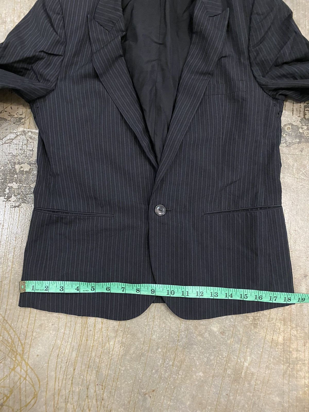 Number (N)ine 2004 Wool Rayon single button blazer Size US S / EU 44-46 / 1 - 14 Thumbnail