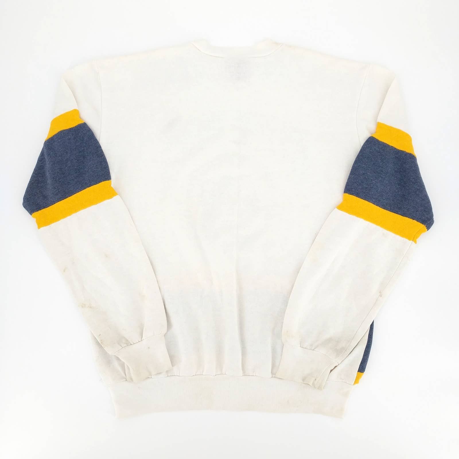 Vintage Vintage NOTRE DAME Fighting Irish Stripe Sweatshirt 80s NCAA Size US S / EU 44-46 / 1 - 6 Thumbnail