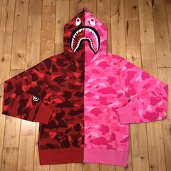 Pink Bape Shark Hoodie Grailed