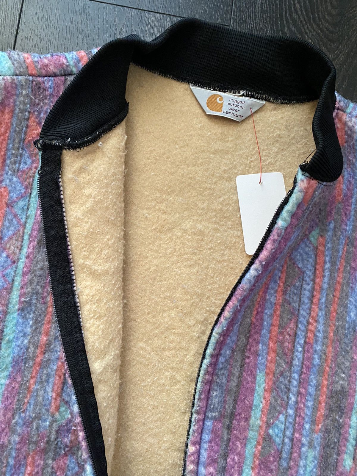 Carhartt × Vintage RARE Vintage 🔥Carhartt Workwear Aztec print Jacket Size US XL / EU 56 / 4 - 7 Thumbnail