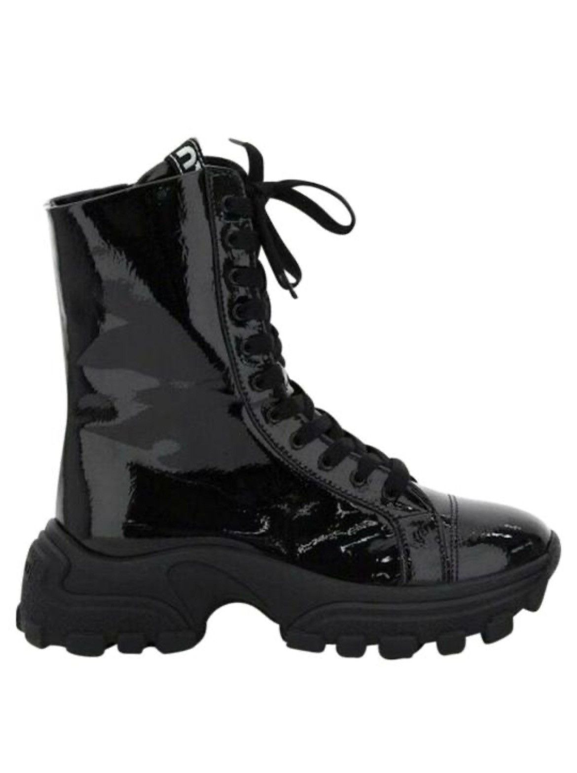 Miu Miu Naplak Tech Patent Combat Boots Size US 6 / IT 36 - 3 Thumbnail