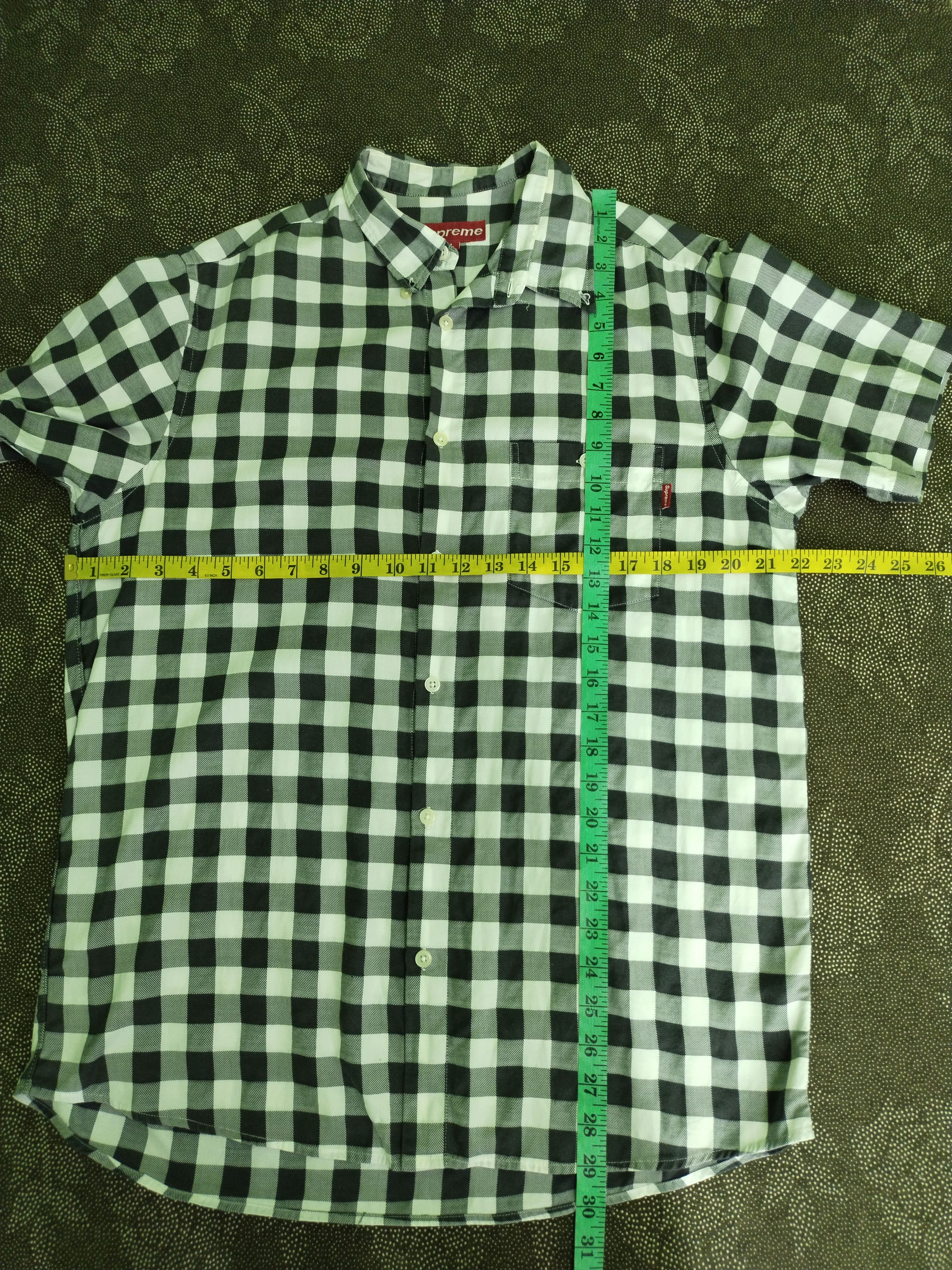 Supreme SUPREME FLANNEL PLAID CHECK SHORT SLEEVE Size US L / EU 52-54 / 3 - 8 Thumbnail