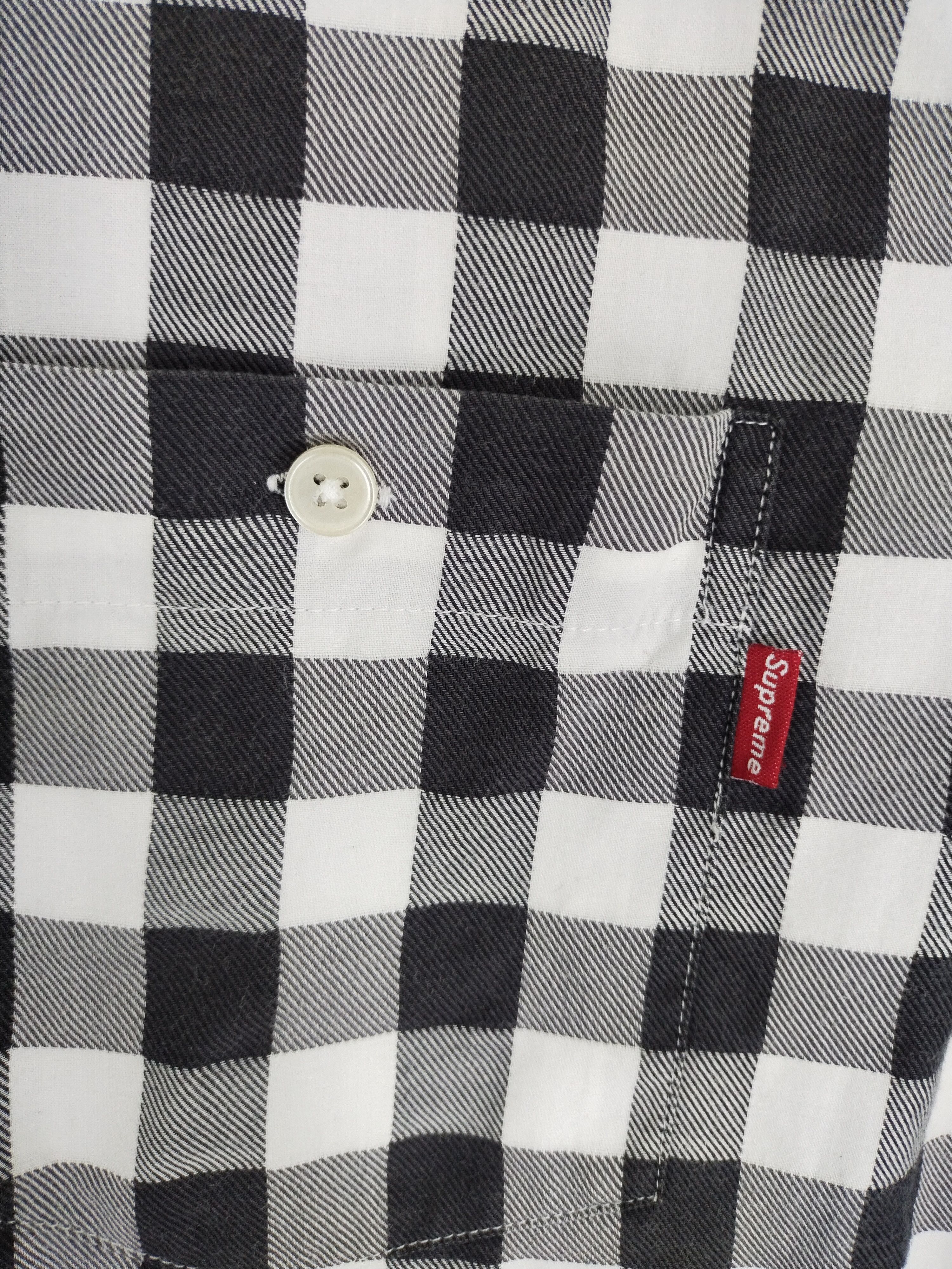 Supreme SUPREME FLANNEL PLAID CHECK SHORT SLEEVE Size US L / EU 52-54 / 3 - 4 Thumbnail