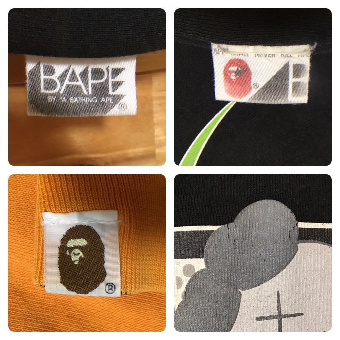Bape × Kaws × Nigo 🔥Reversible🔥 KAWS × BAPE LOGO sweat shirt a bathing ape NIGO Size US M / EU 48-50 / 2 - 8 Thumbnail