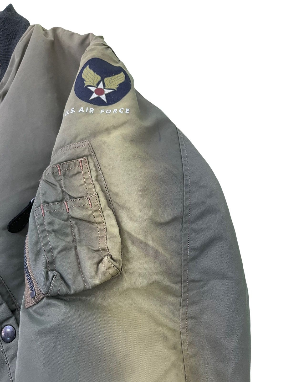 Buzz Rickson's Buzz Ricksons Lion Uniform Inc Thick MA-1 Jacket USAF 2🟩 Size US M / EU 48-50 / 2 - 8 Thumbnail