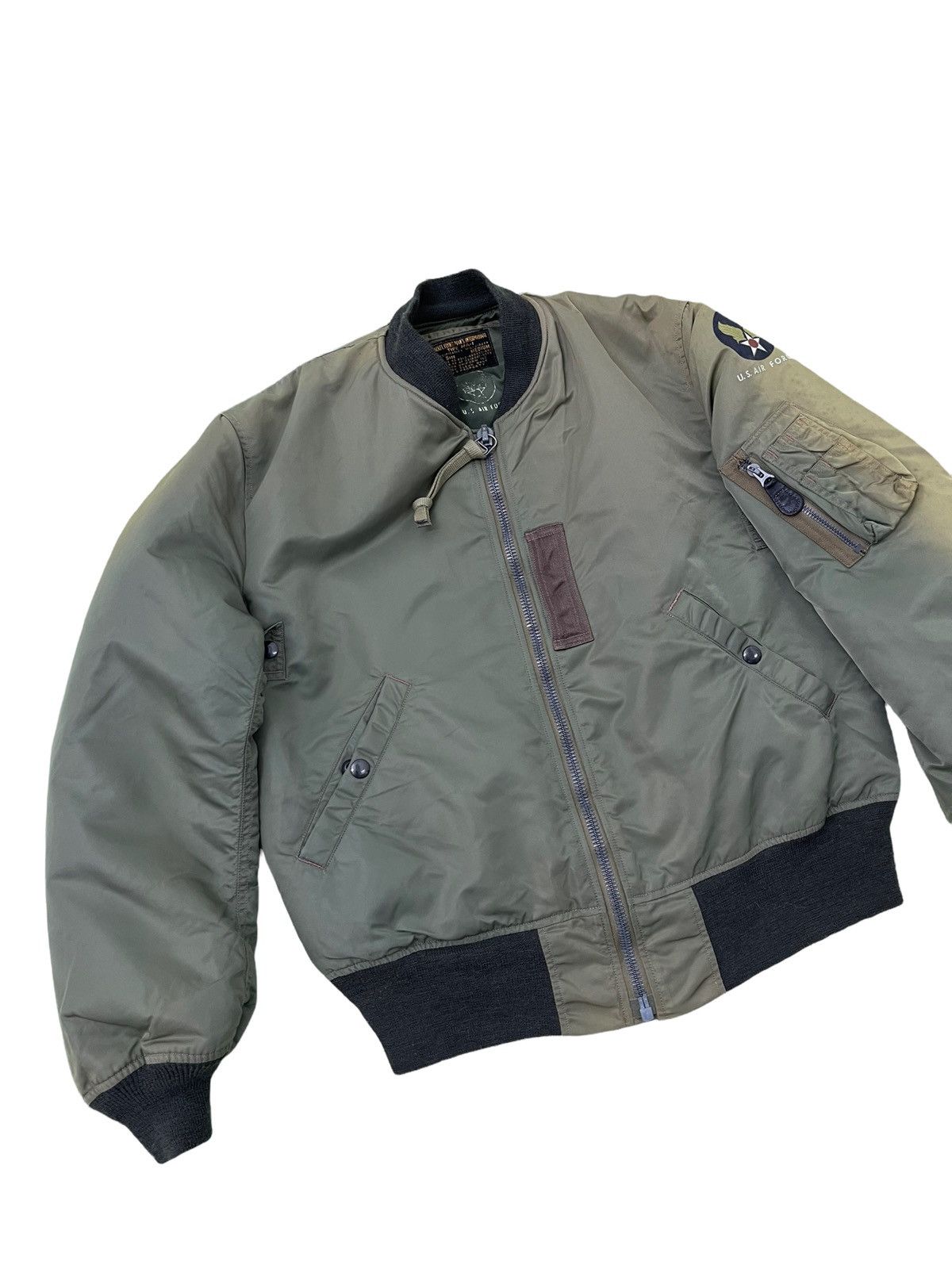 Buzz Rickson's Buzz Ricksons Lion Uniform Inc Thick MA-1 Jacket USAF 2🟩 Size US M / EU 48-50 / 2 - 2 Thumbnail