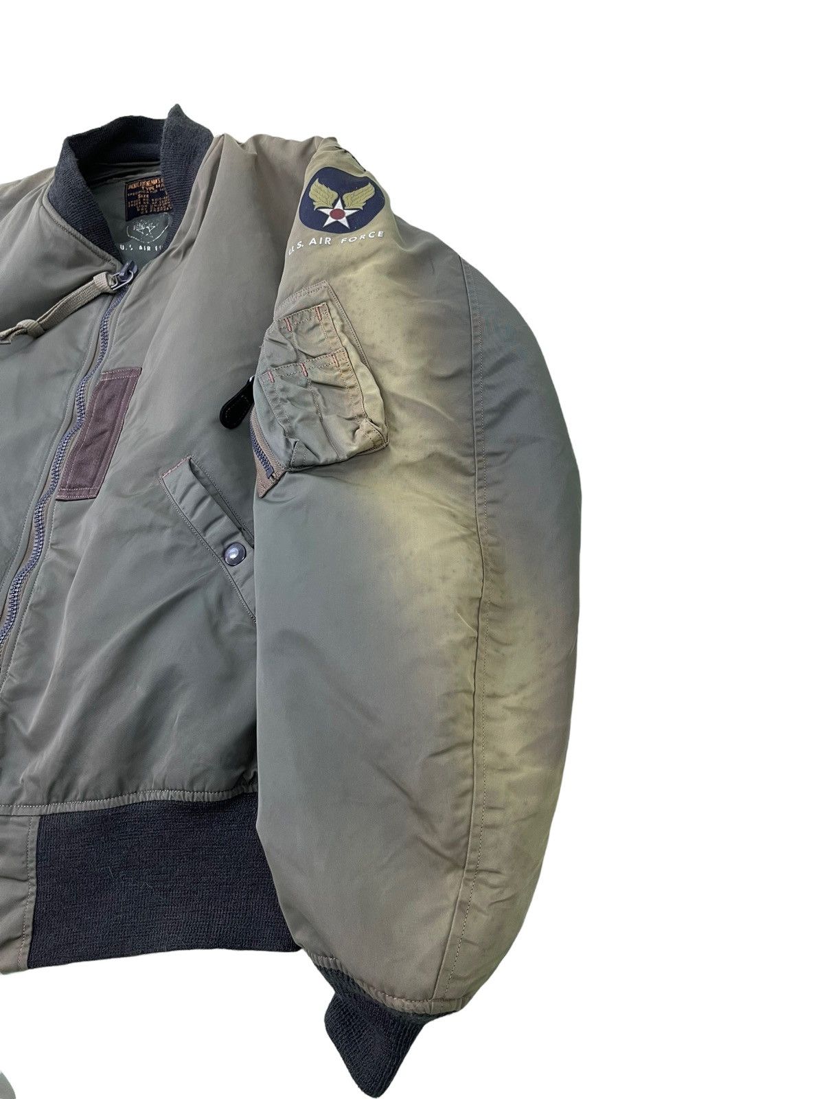 Buzz Rickson's Buzz Ricksons Lion Uniform Inc Thick MA-1 Jacket USAF 2🟩 Size US M / EU 48-50 / 2 - 7 Thumbnail