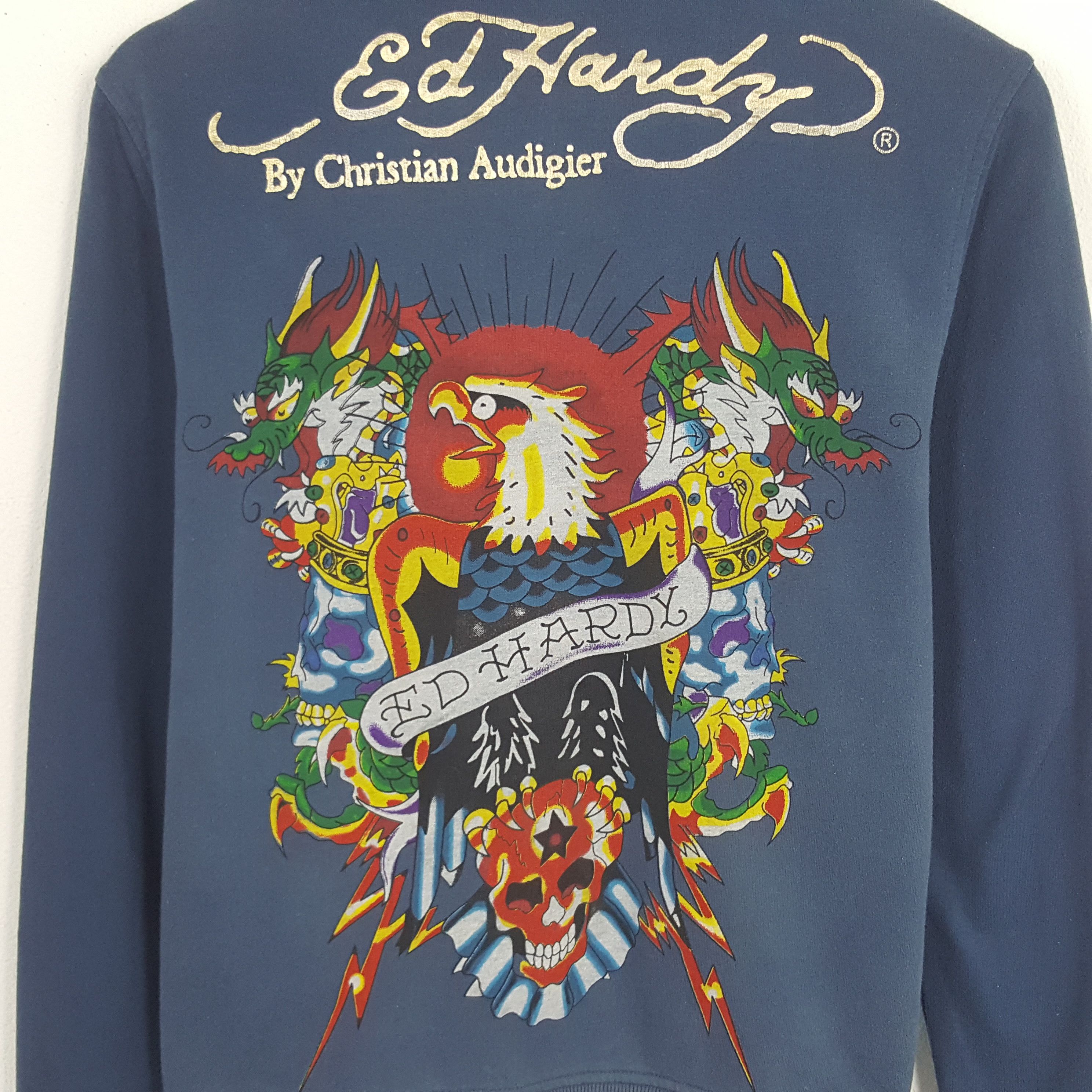 Christian Audigier × Ed Hardy × Vintage Vintage Ed Hardy by Christian Audigier Hoodies Size US S / EU 44-46 / 1 - 4 Thumbnail