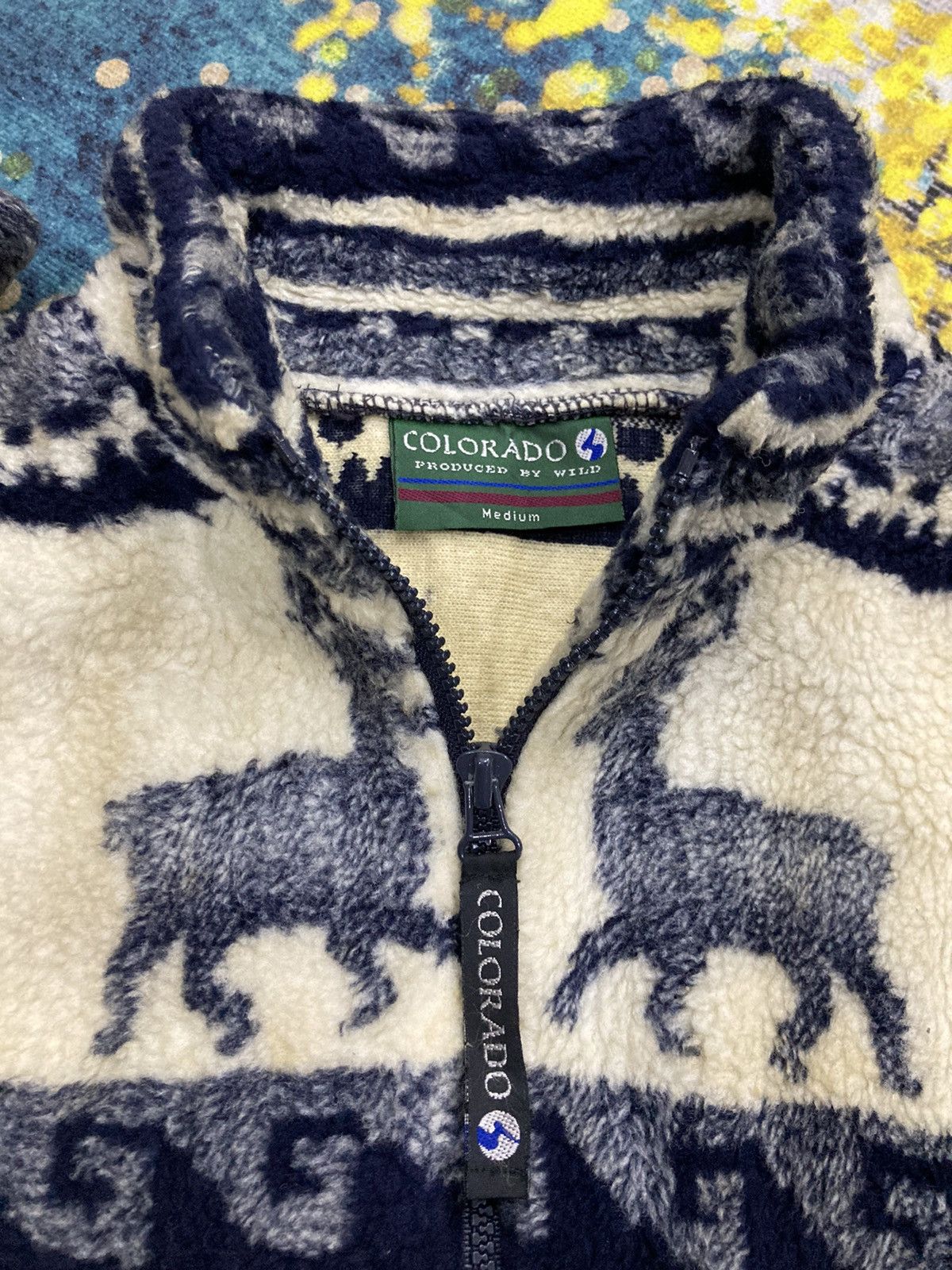 Colorado Trading Co. COLORADO HABITAT MOTIF SHERPA ANORAK Size US M / EU 48-50 / 2 - 6 Thumbnail