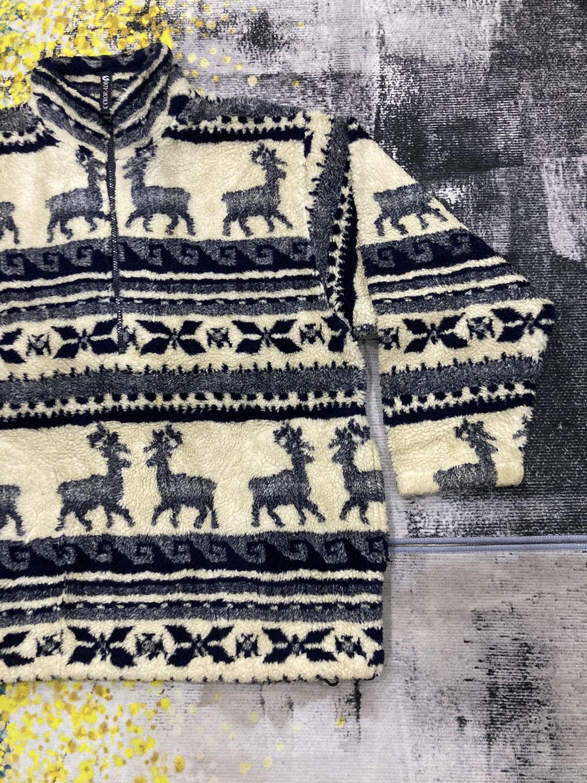 Colorado Trading Co. COLORADO HABITAT MOTIF SHERPA ANORAK Size US M / EU 48-50 / 2 - 3 Thumbnail