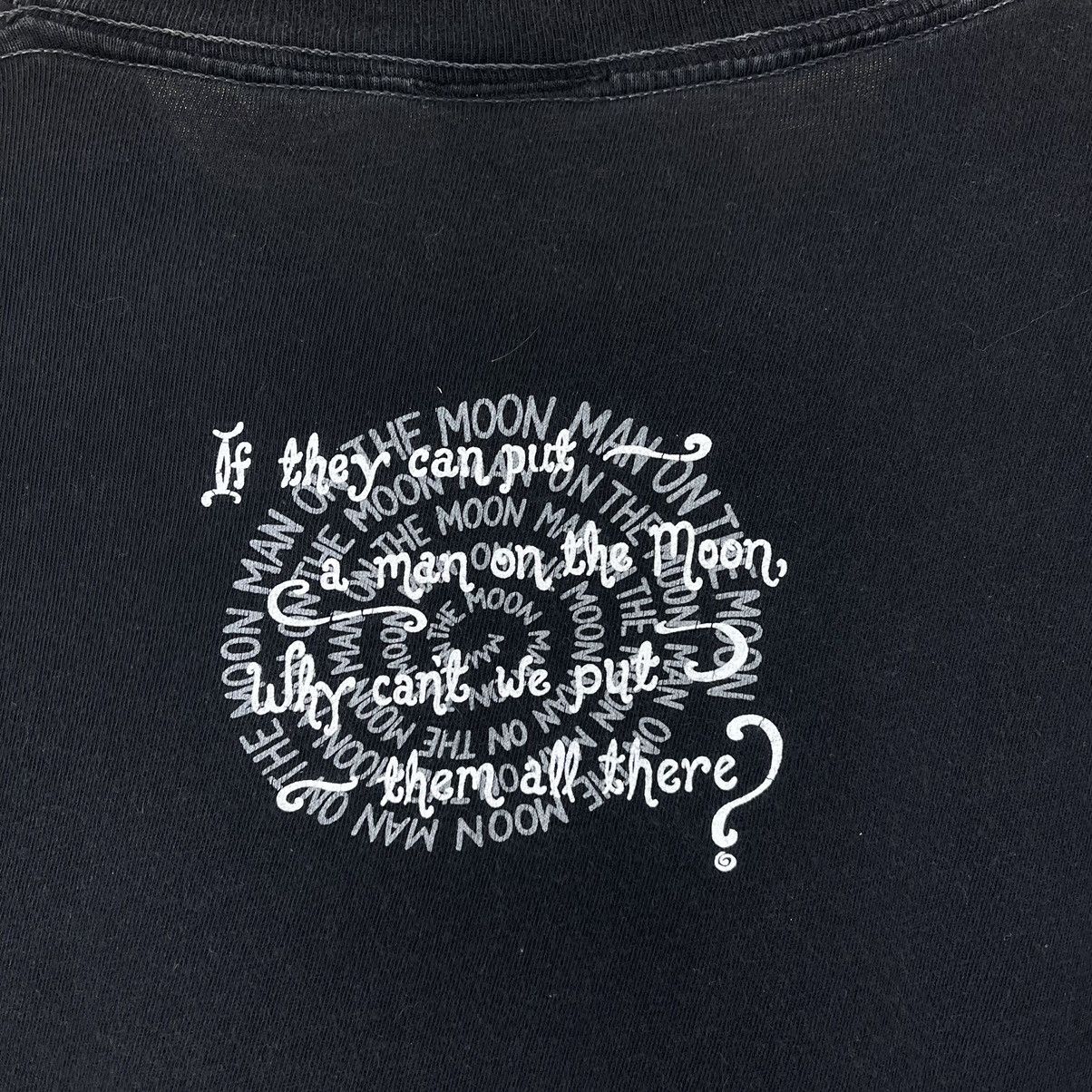 Vintage Vintage 90s “If they can put a man on the moon” Tee Size US L / EU 52-54 / 3 - 5 Thumbnail
