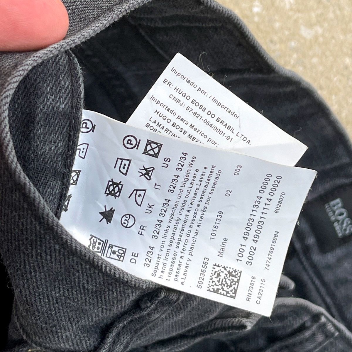 Designer × Hugo Boss Hugo Boss Black Denim Jeans Size US 32 / EU 48 - 7 Thumbnail