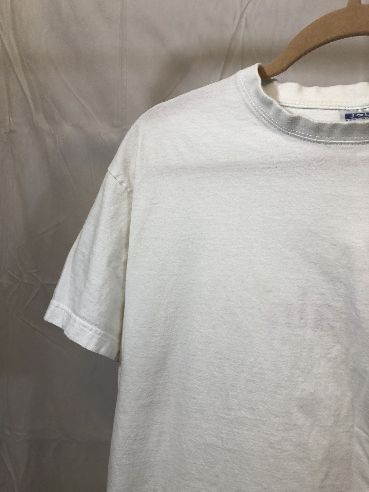 Vintage French Language Faded White Tee Size US XL / EU 56 / 4 - 6 Thumbnail