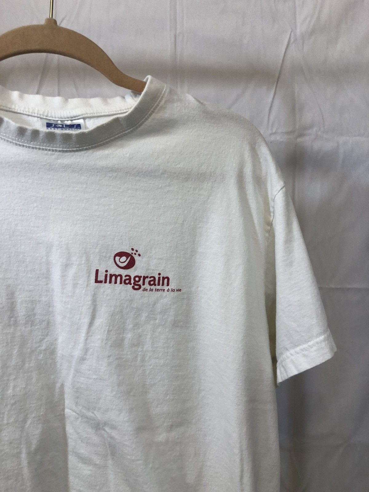 Vintage French Language Faded White Tee Size US XL / EU 56 / 4 - 8 Thumbnail