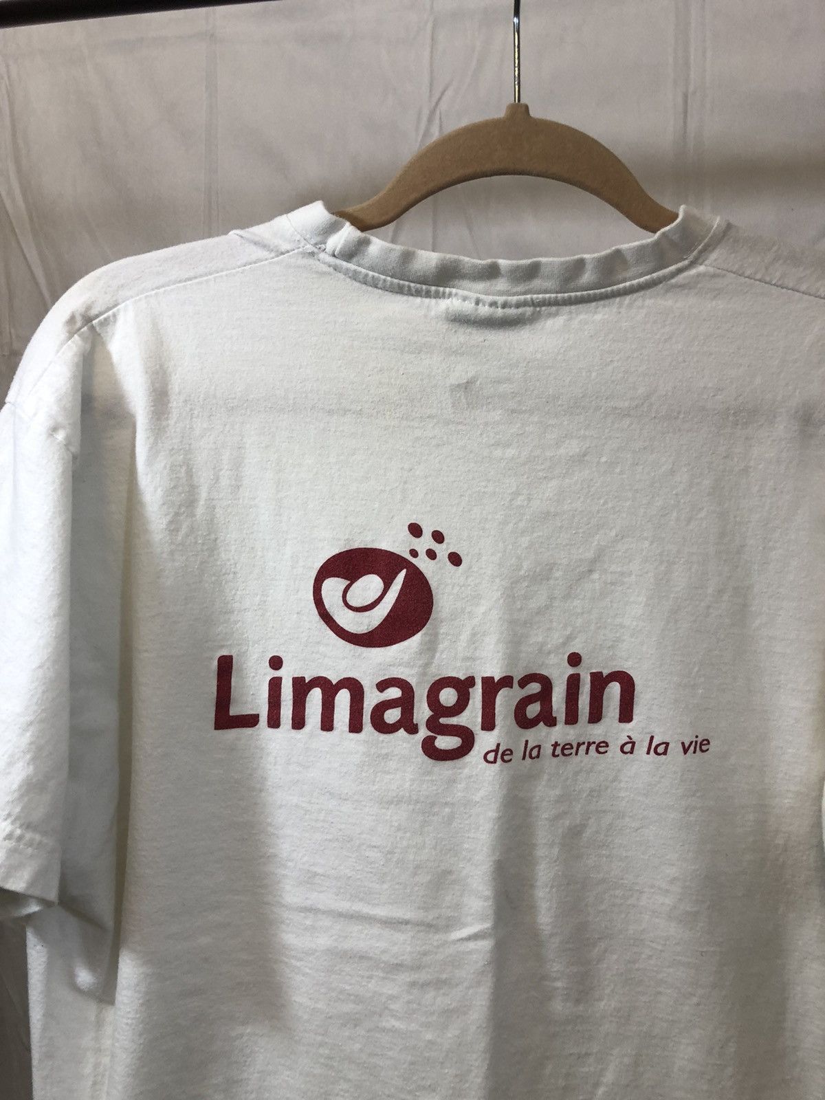 Vintage French Language Faded White Tee Size US XL / EU 56 / 4 - 10 Thumbnail