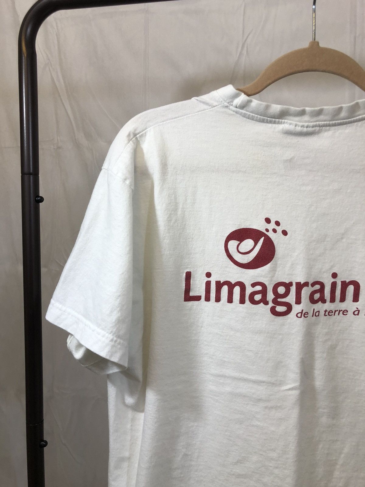 Vintage French Language Faded White Tee Size US XL / EU 56 / 4 - 11 Thumbnail