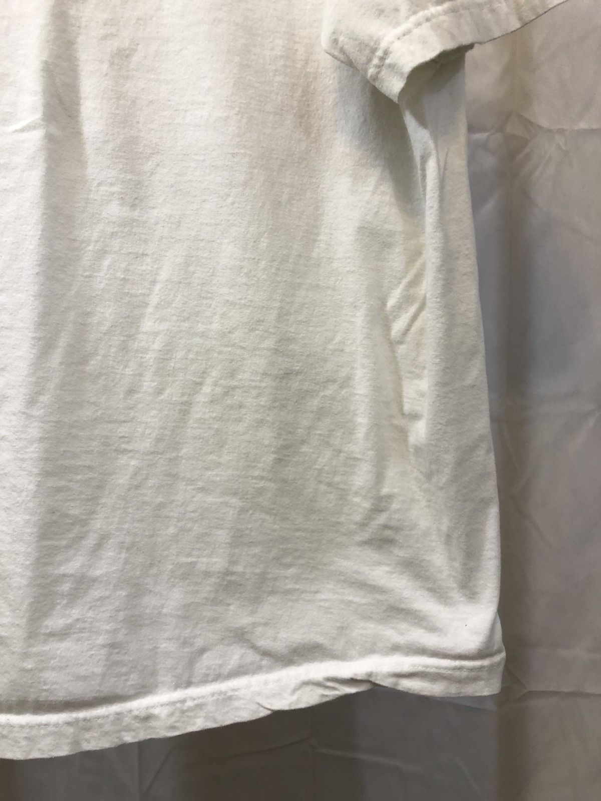 Vintage French Language Faded White Tee Size US XL / EU 56 / 4 - 12 Thumbnail