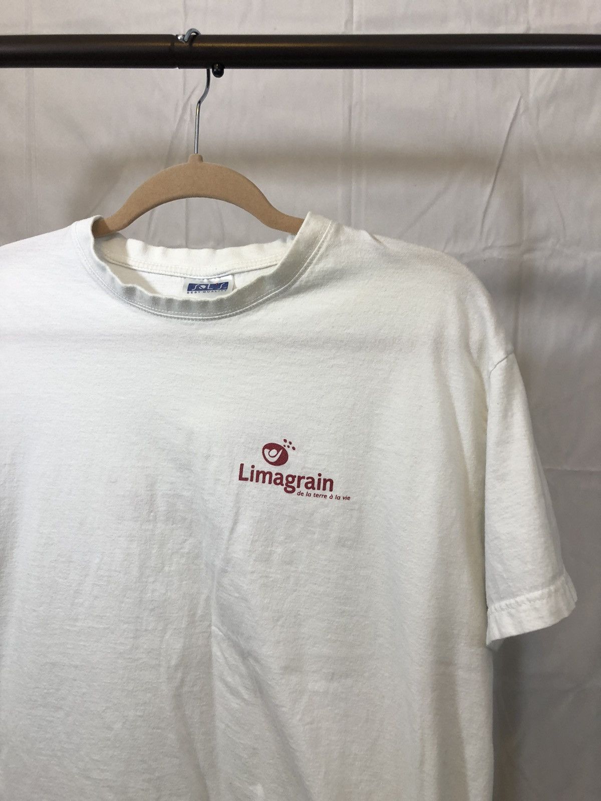 Vintage French Language Faded White Tee Size US XL / EU 56 / 4 - 2 Thumbnail
