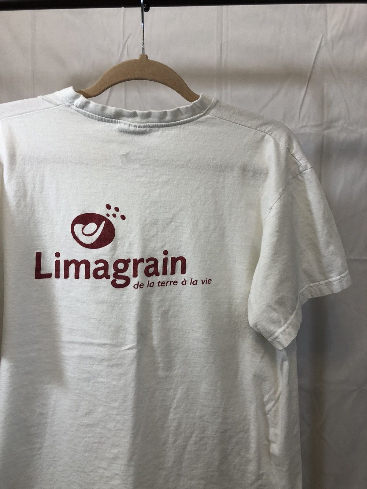 Vintage French Language Faded White Tee Size US XL / EU 56 / 4 - 9 Thumbnail