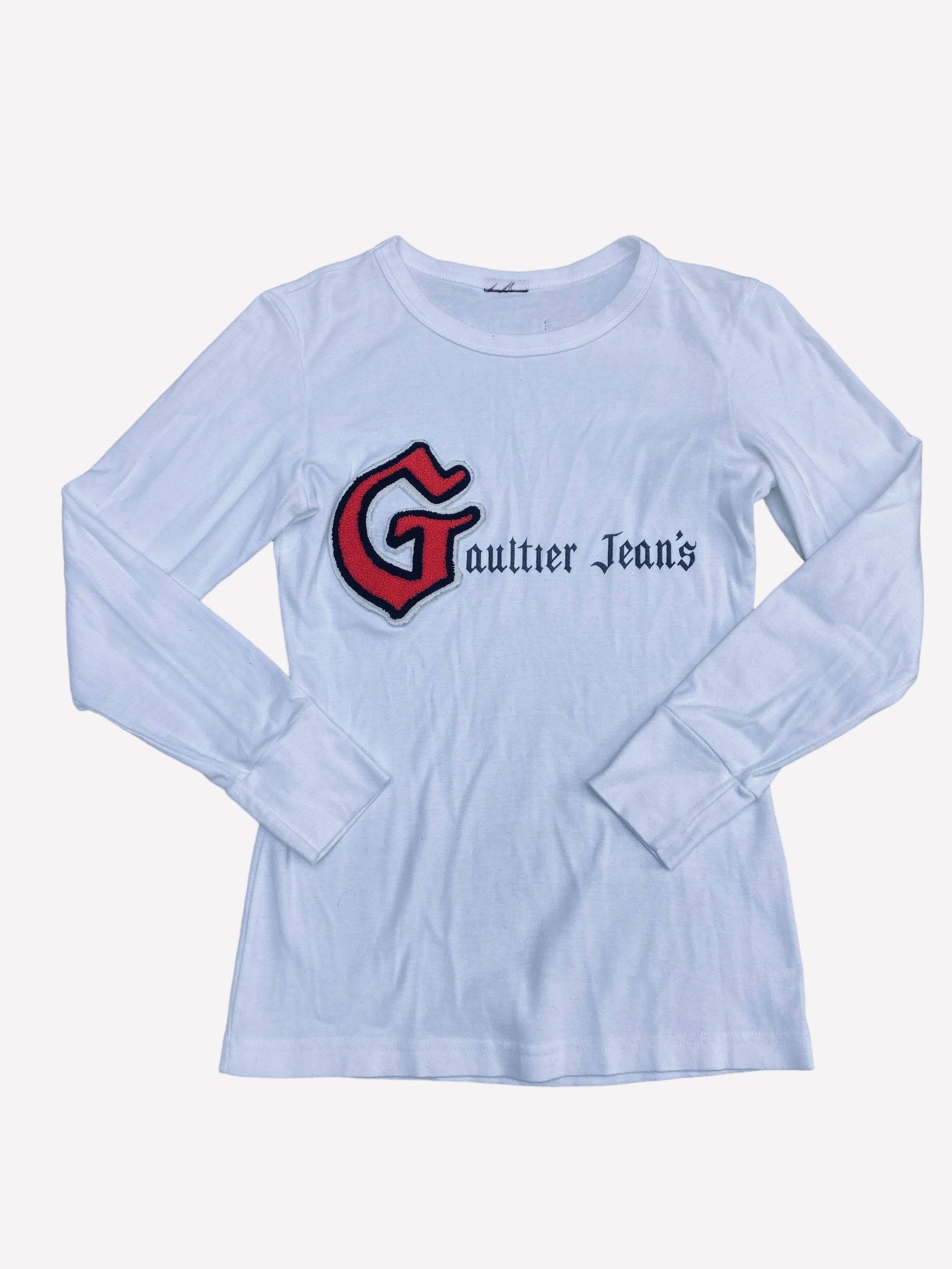 White Logo Longsleeves