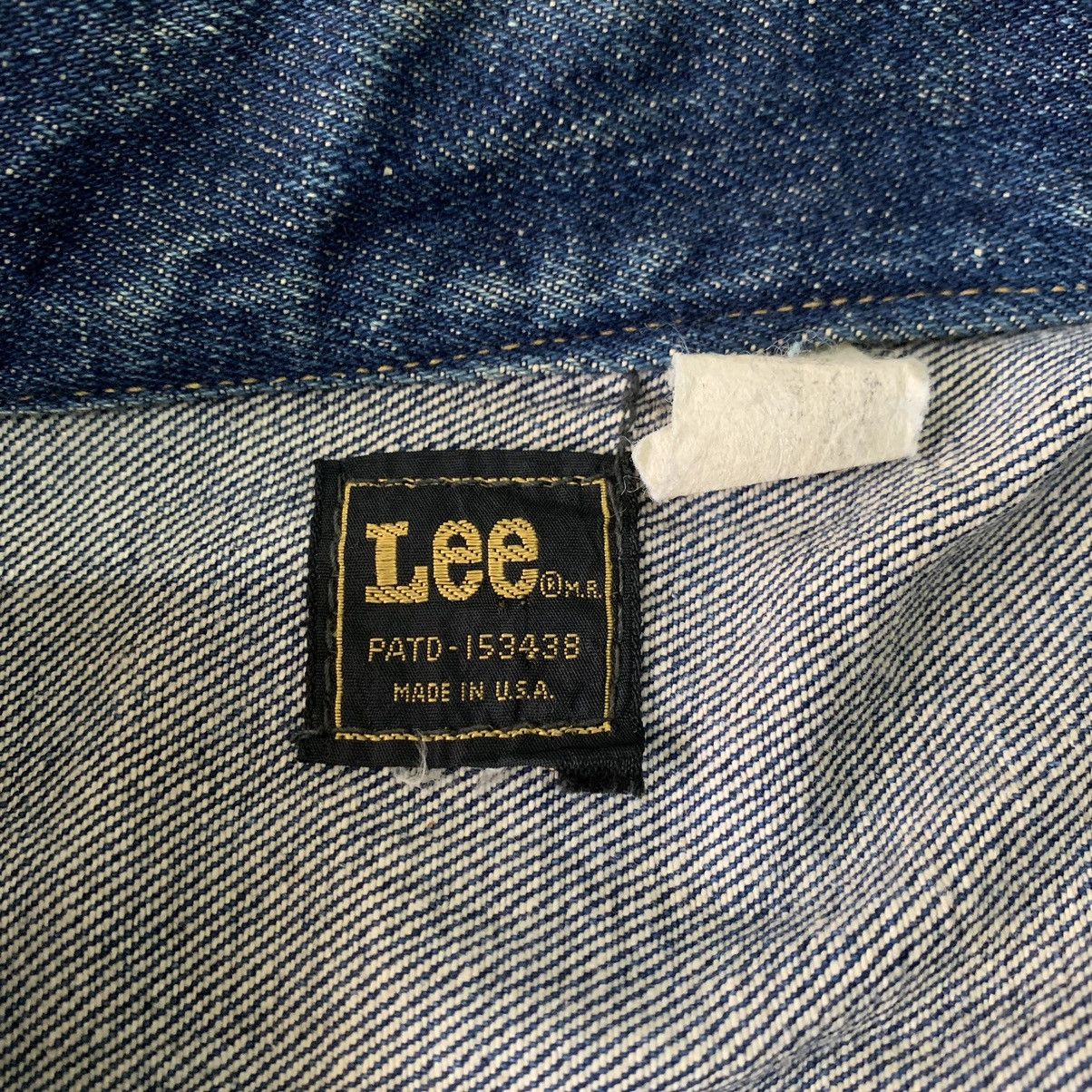 Lee Vtg 80s Lee Denim Trucker Jacket Made in Usa Size US M / EU 48-50 / 2 - 16 Thumbnail
