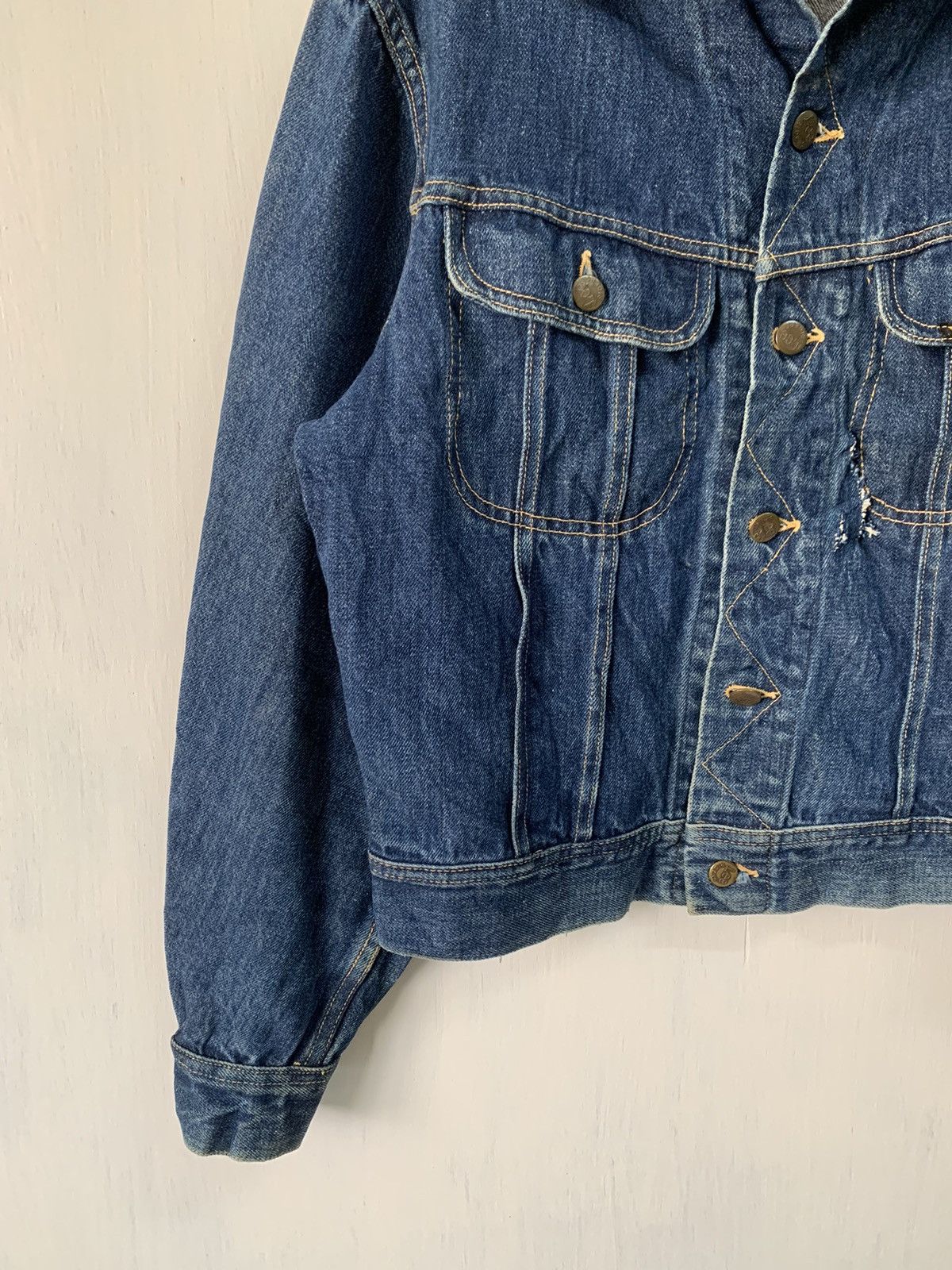 Lee Vtg 80s Lee Denim Trucker Jacket Made in Usa Size US M / EU 48-50 / 2 - 6 Thumbnail