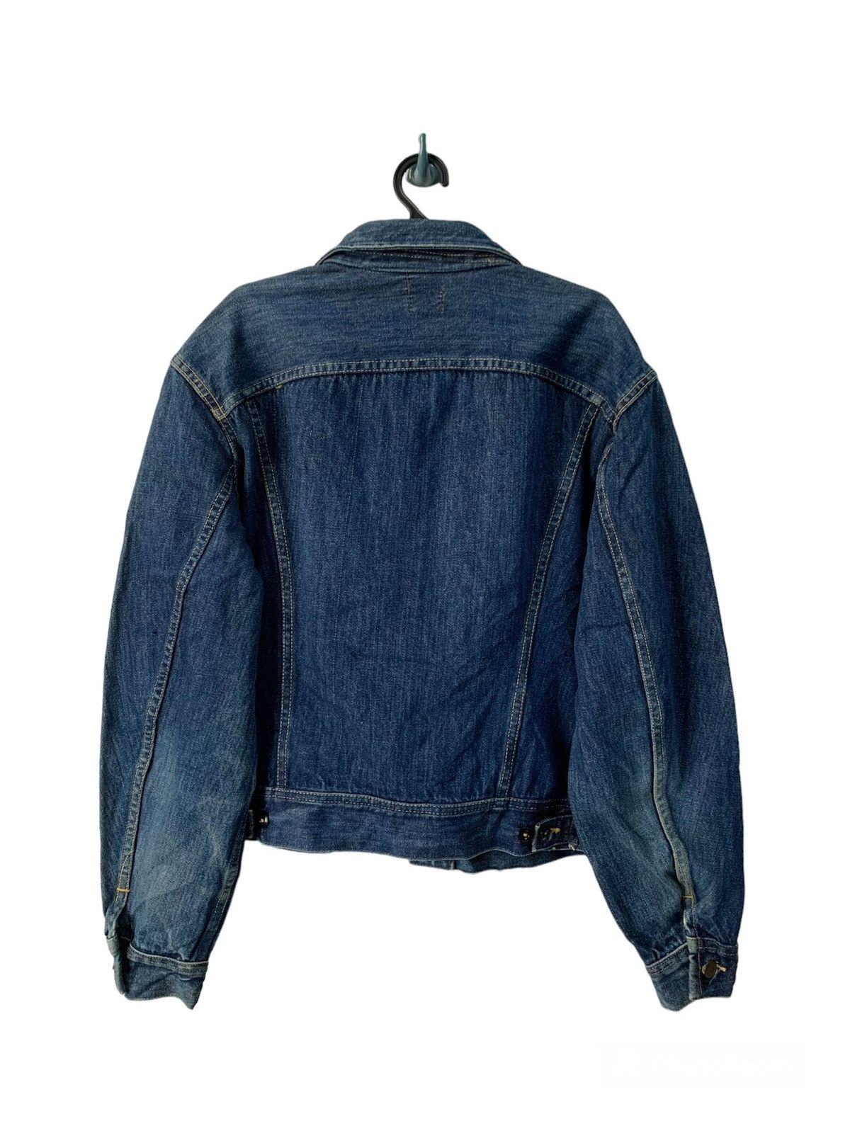 Lee Vtg 80s Lee Denim Trucker Jacket Made in Usa Size US M / EU 48-50 / 2 - 2 Thumbnail