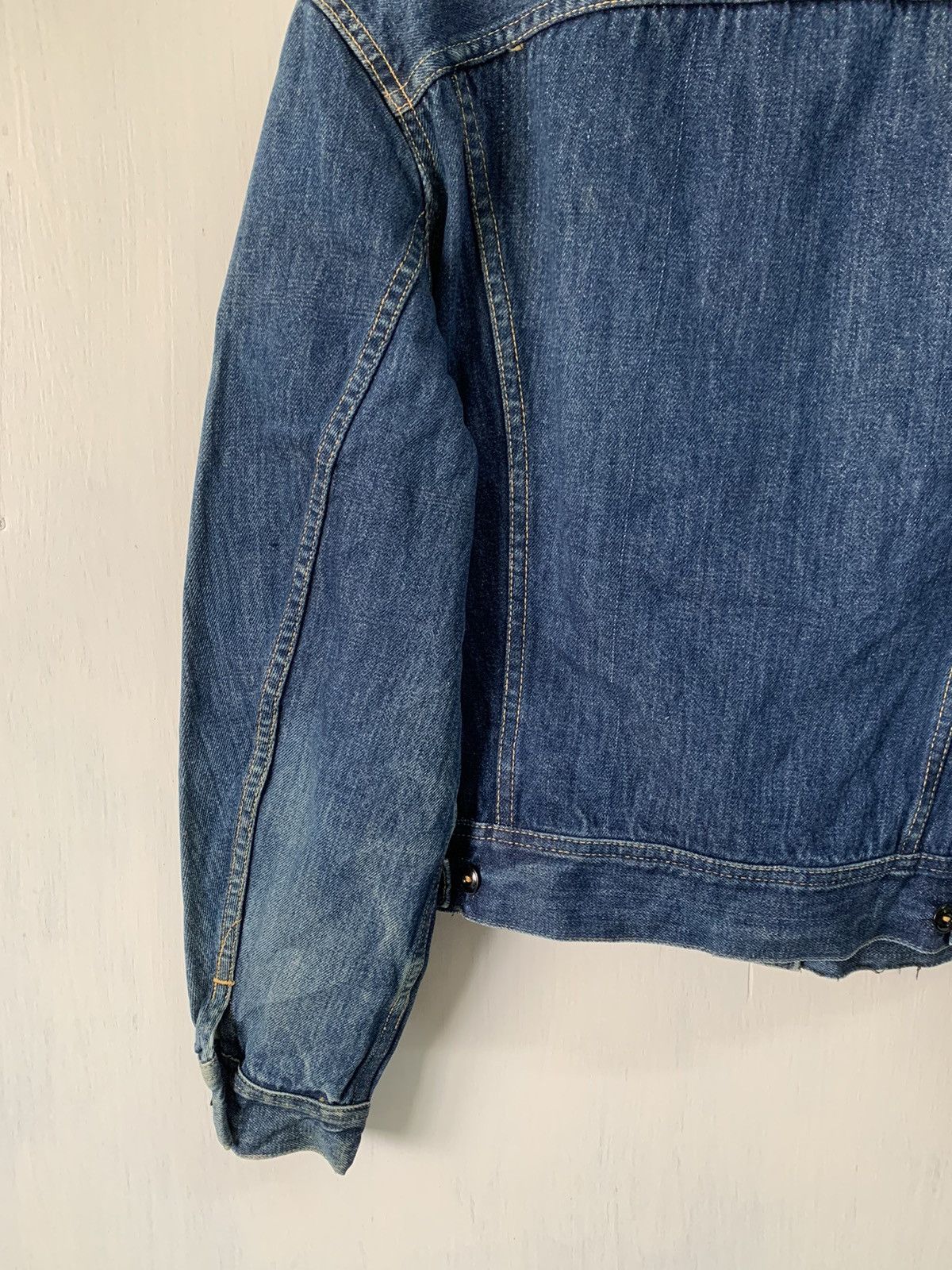 Lee Vtg 80s Lee Denim Trucker Jacket Made in Usa Size US M / EU 48-50 / 2 - 12 Thumbnail