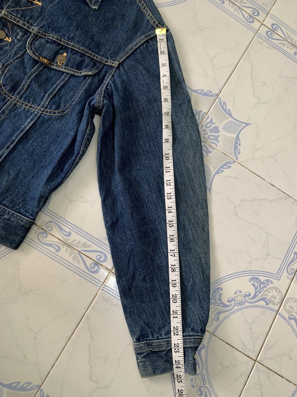 Lee Vtg 80s Lee Denim Trucker Jacket Made in Usa Size US M / EU 48-50 / 2 - 15 Thumbnail