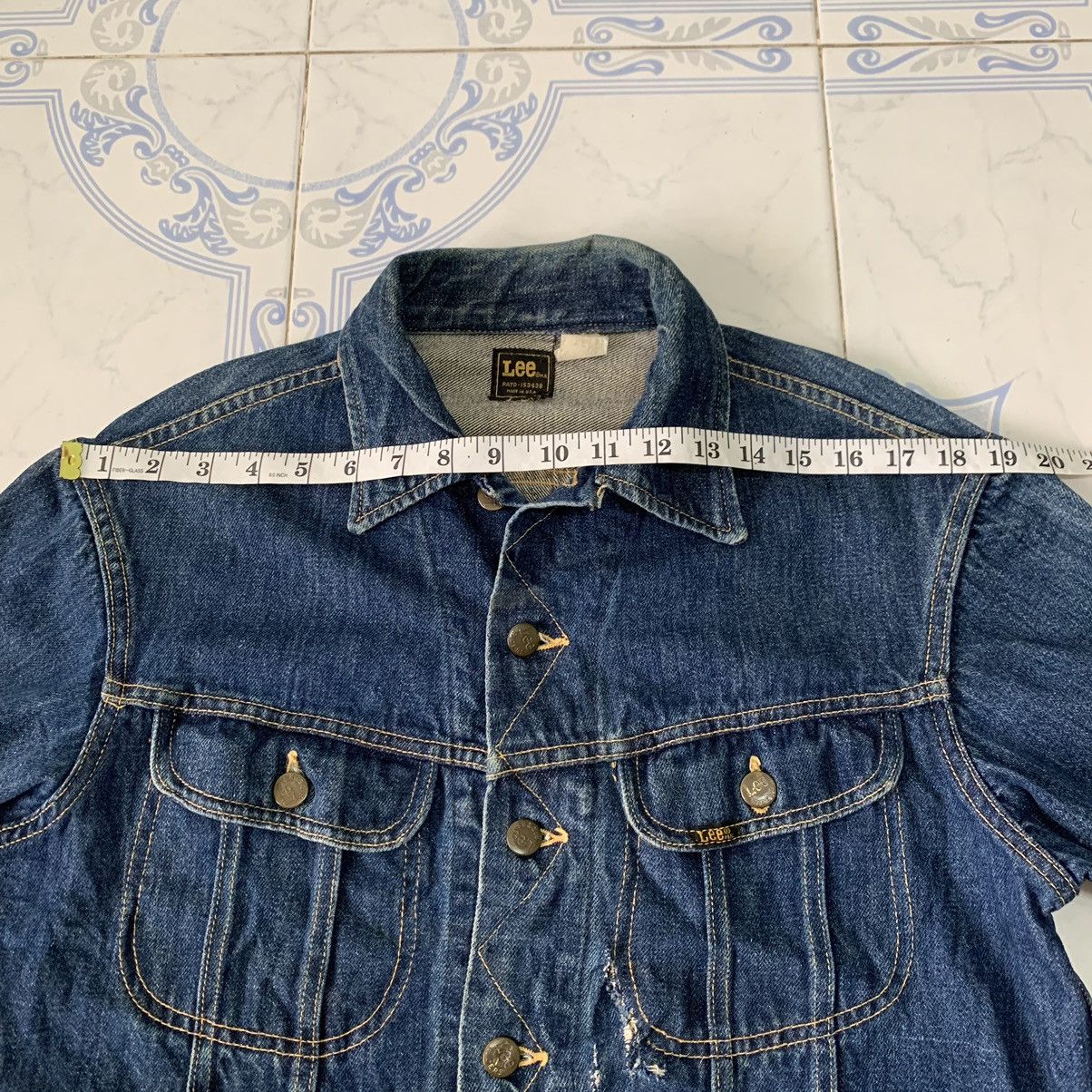 Lee Vtg 80s Lee Denim Trucker Jacket Made in Usa Size US M / EU 48-50 / 2 - 14 Thumbnail