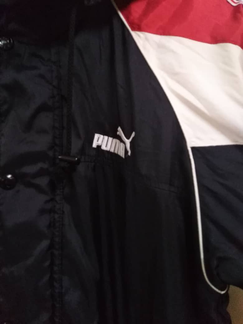 Puma Vintage Puma Sherpa Jacket Hooded Big Logo At Back Size US M / EU 48-50 / 2 - 15 Thumbnail