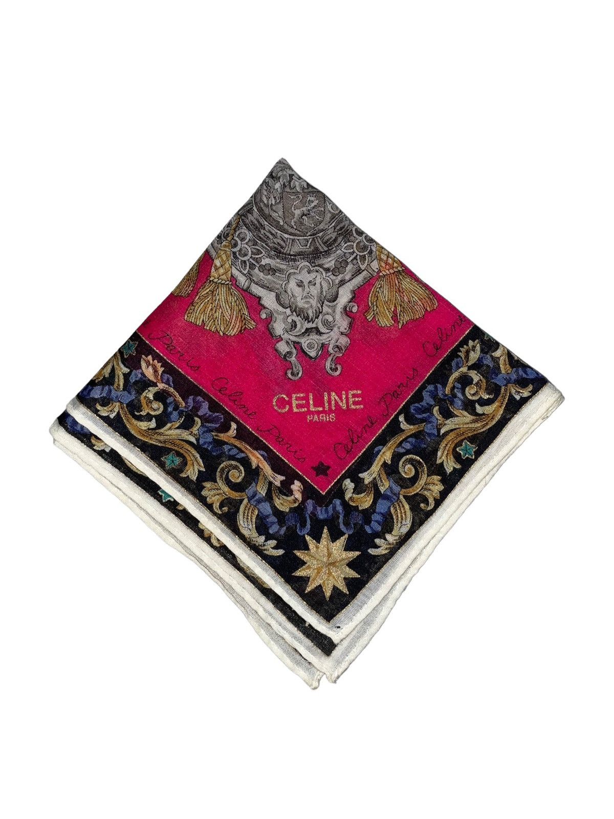 Celine LOT OF 2 VINTAGE CELINE HANDKERCHIEF Size ONE SIZE - 2 Thumbnail