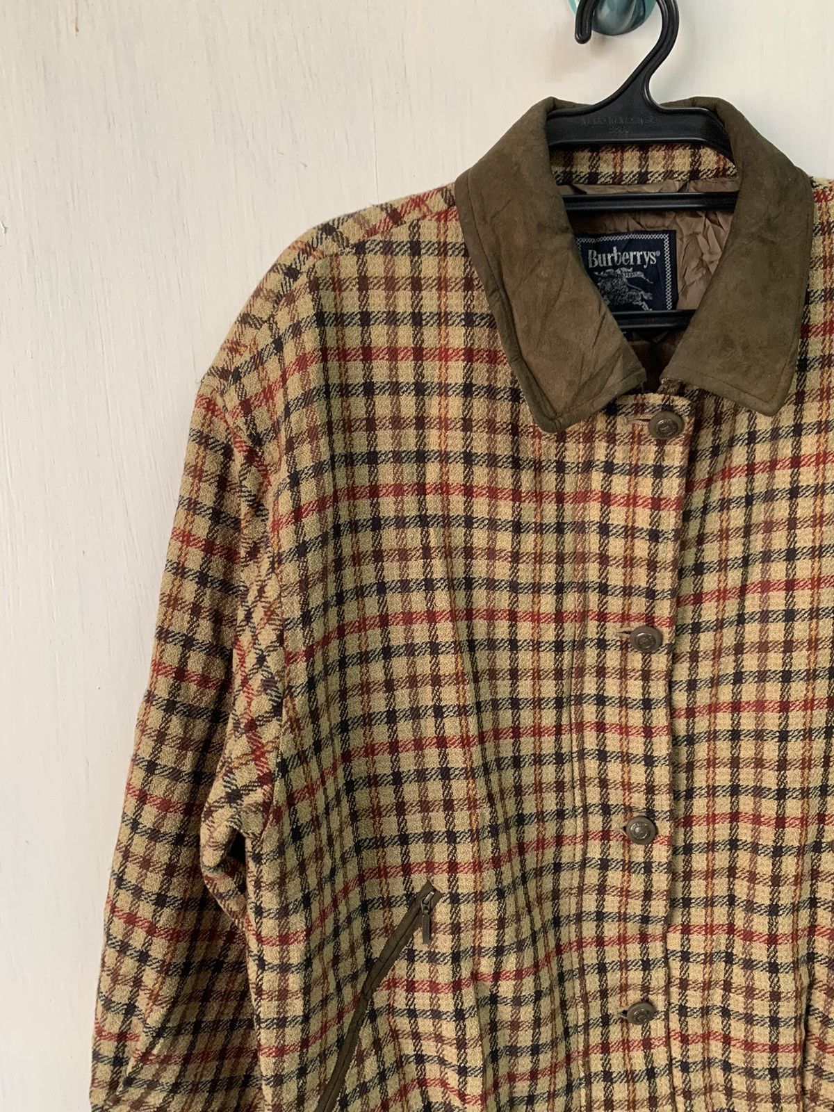 Burberry Vtg Burberrys Checkered Like Wool Jacket Size M / US 6-8 / IT 42-44 - 3 Thumbnail