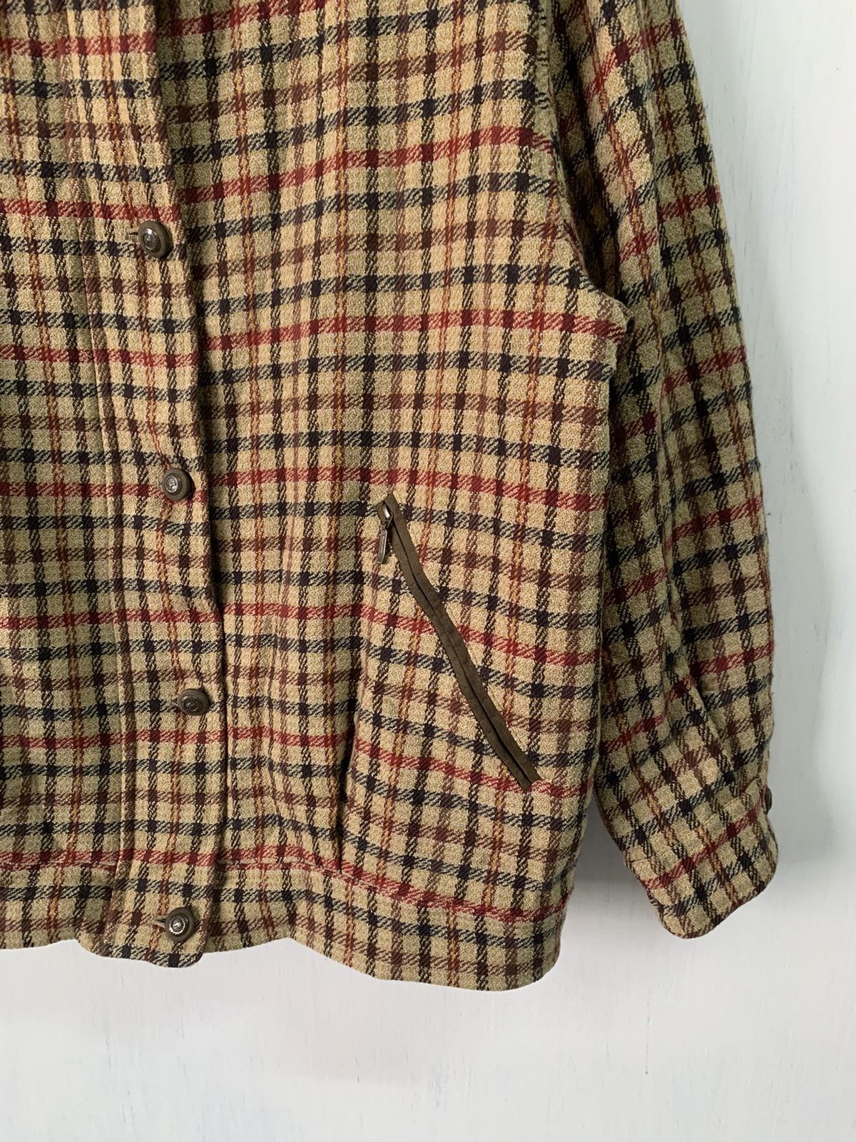 Burberry Vtg Burberrys Checkered Like Wool Jacket Size M / US 6-8 / IT 42-44 - 5 Thumbnail