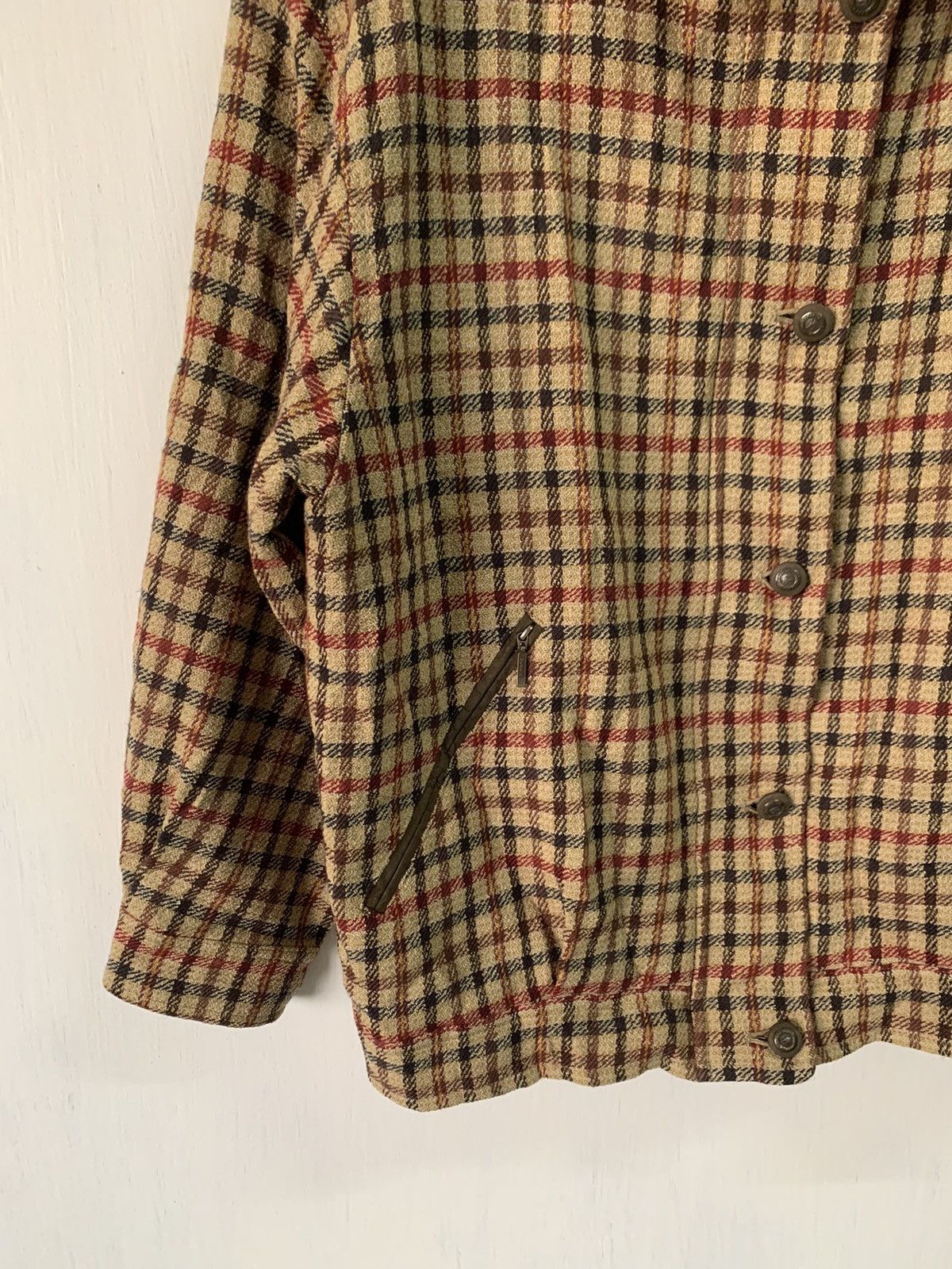Burberry Vtg Burberrys Checkered Like Wool Jacket Size M / US 6-8 / IT 42-44 - 6 Thumbnail