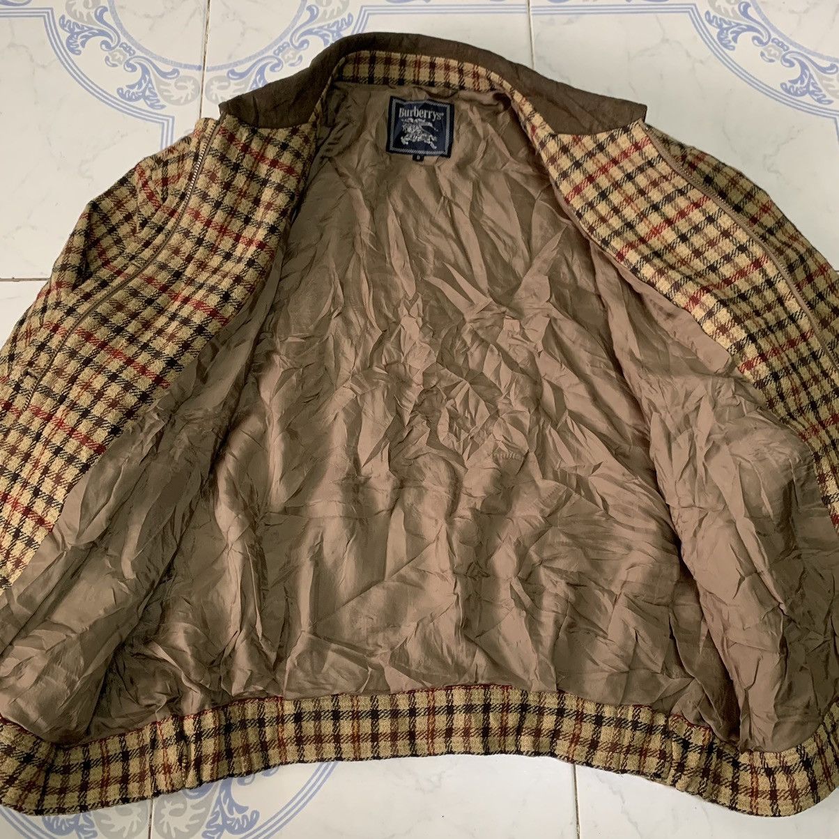 Burberry Vtg Burberrys Checkered Like Wool Jacket Size M / US 6-8 / IT 42-44 - 15 Thumbnail