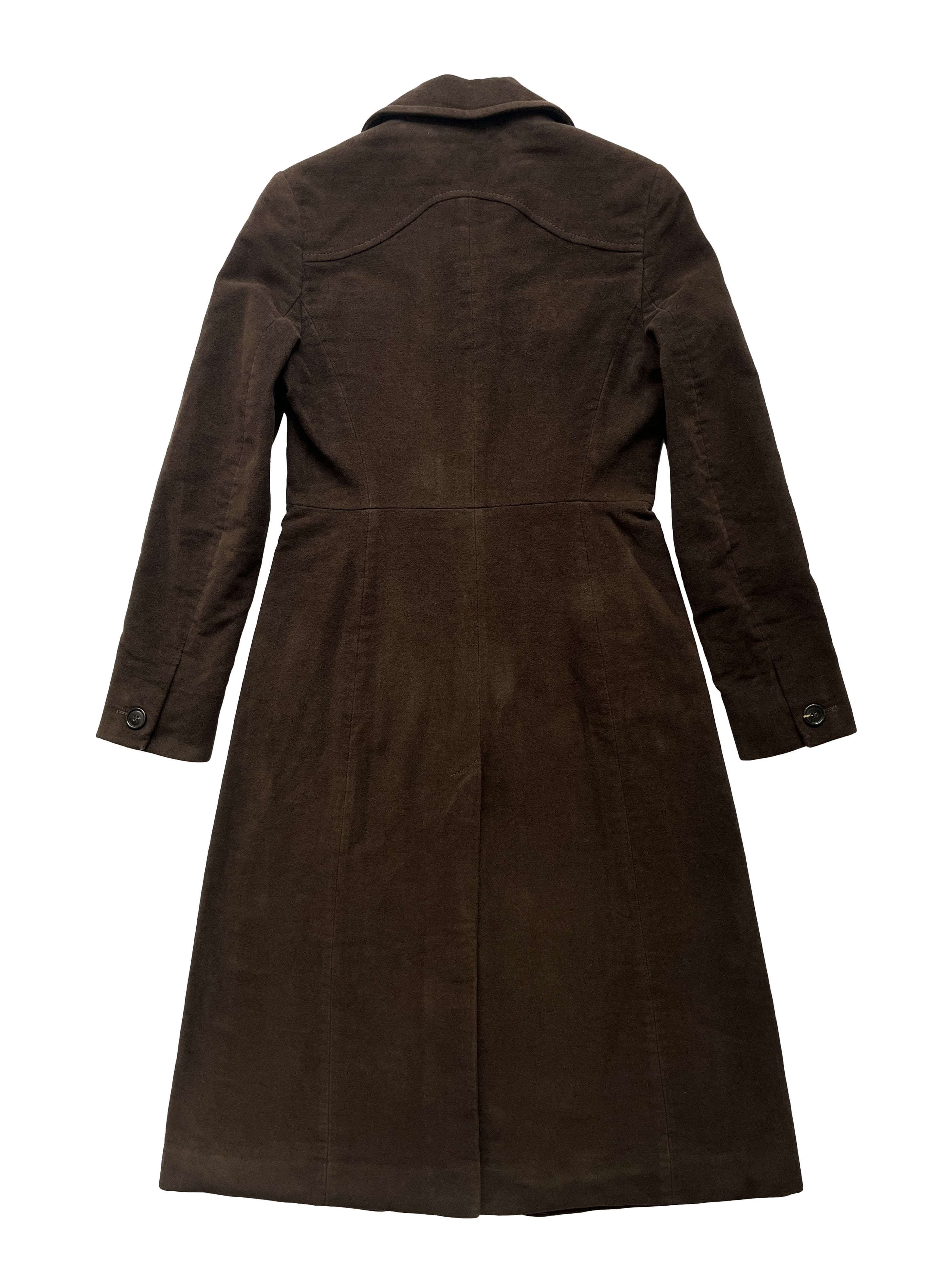 Miu Miu ⚡️QUICK SALE⚡️2001-04 Miu Miu Brown Velvet Fitted Coat Size S / US 4 / IT 40 - 2 Thumbnail