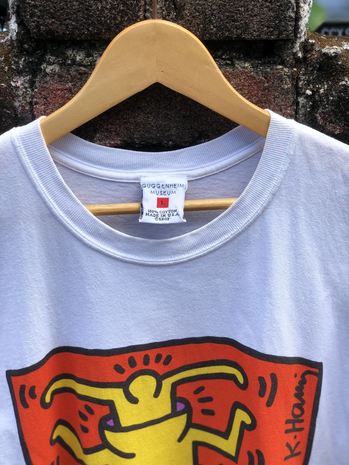 Keith Haring Vintage 1993 Keith Haring "rare find" Guggenheim museum Size US L / EU 52-54 / 3 - 4 Thumbnail